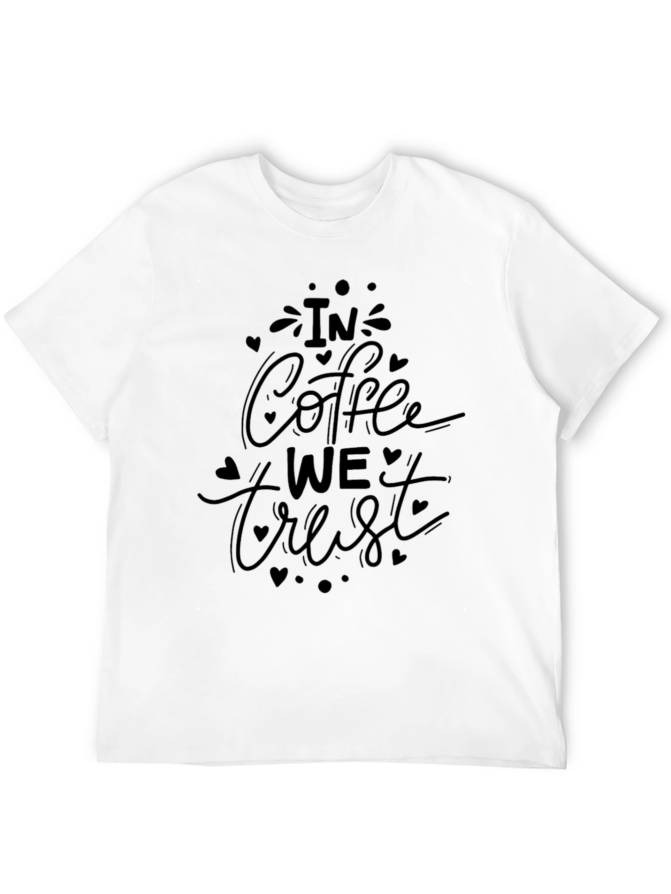 Black In Coffee We Trust Graphic Tee - Stylish Comfort view 12