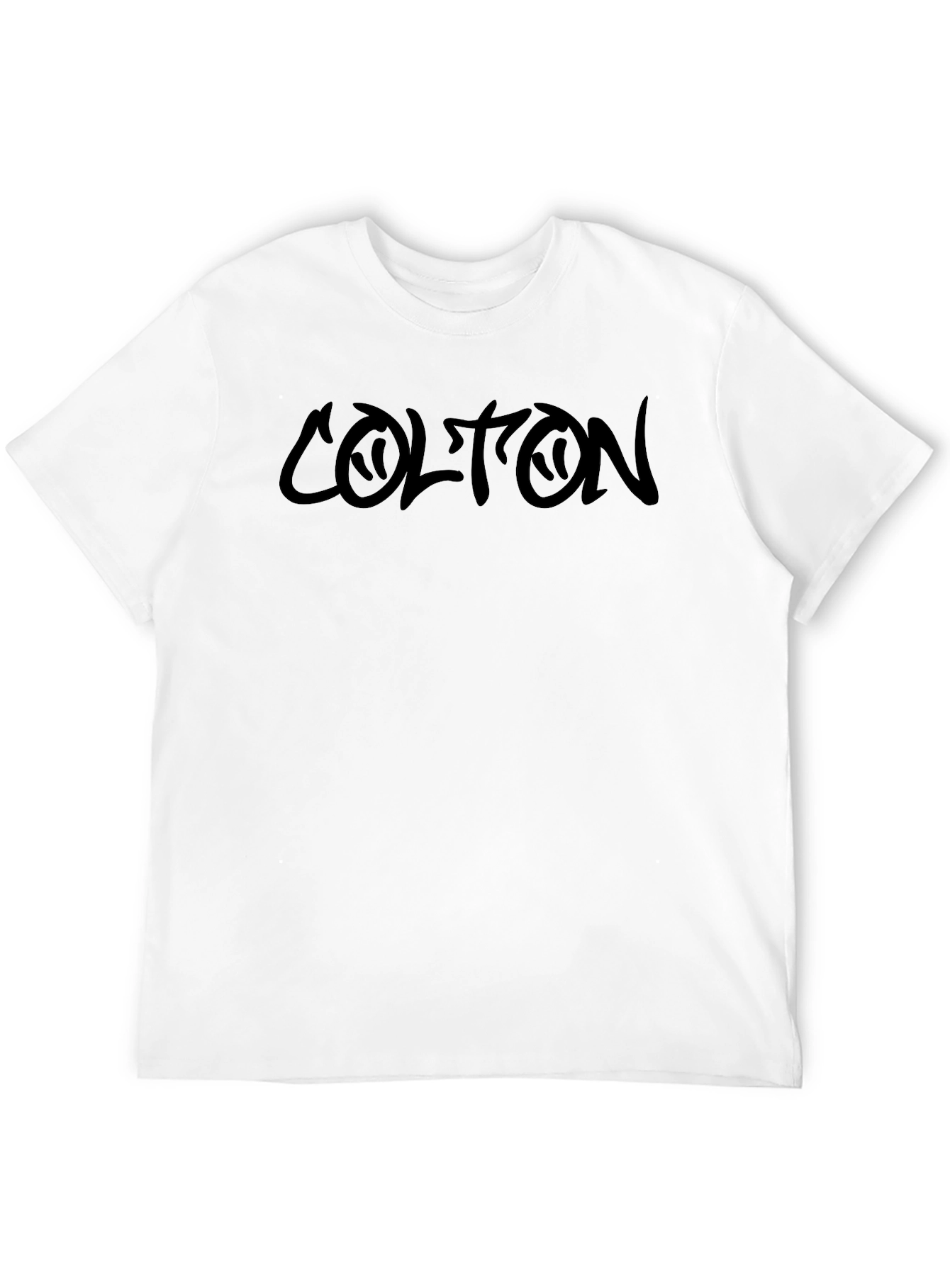 Black Black 'COLTON' Graphic Print Tee view 12