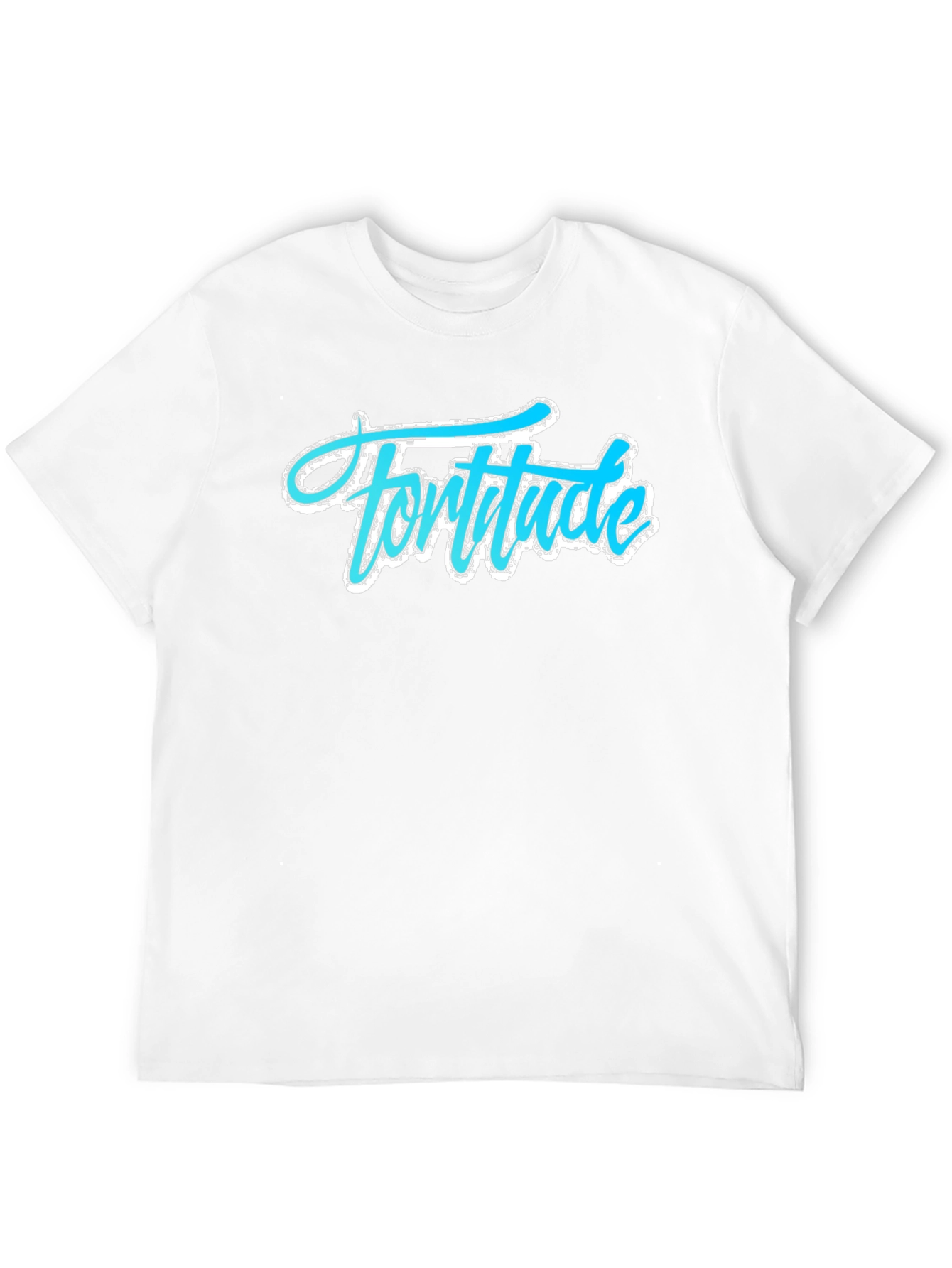 Black Fortitude Graphic Tee - Mens Black Cotton T-Shirt view 12