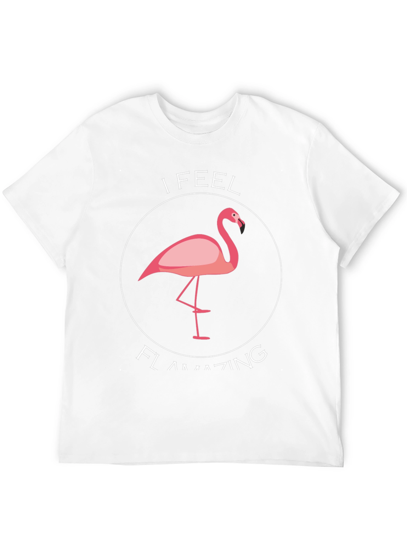 Black Flamazing T-Shirt - Funny Flamingo Graphic Tee view 12