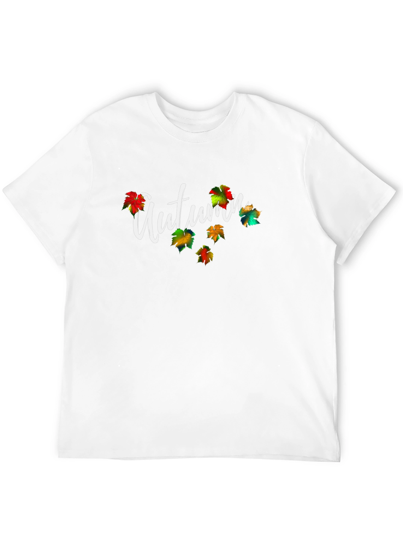 Black Autumn Leaves Graphic Tee - Black view 12