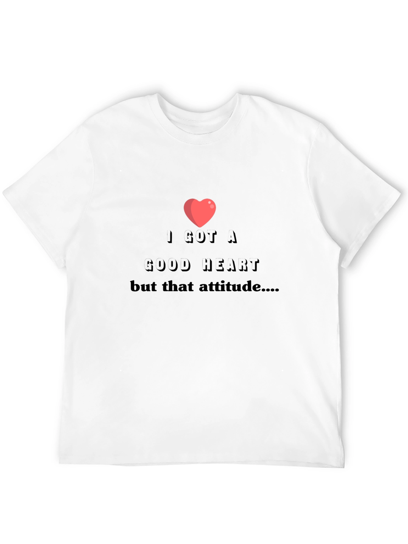 Black I Got A Good Heart Graphic T-Shirt view 12