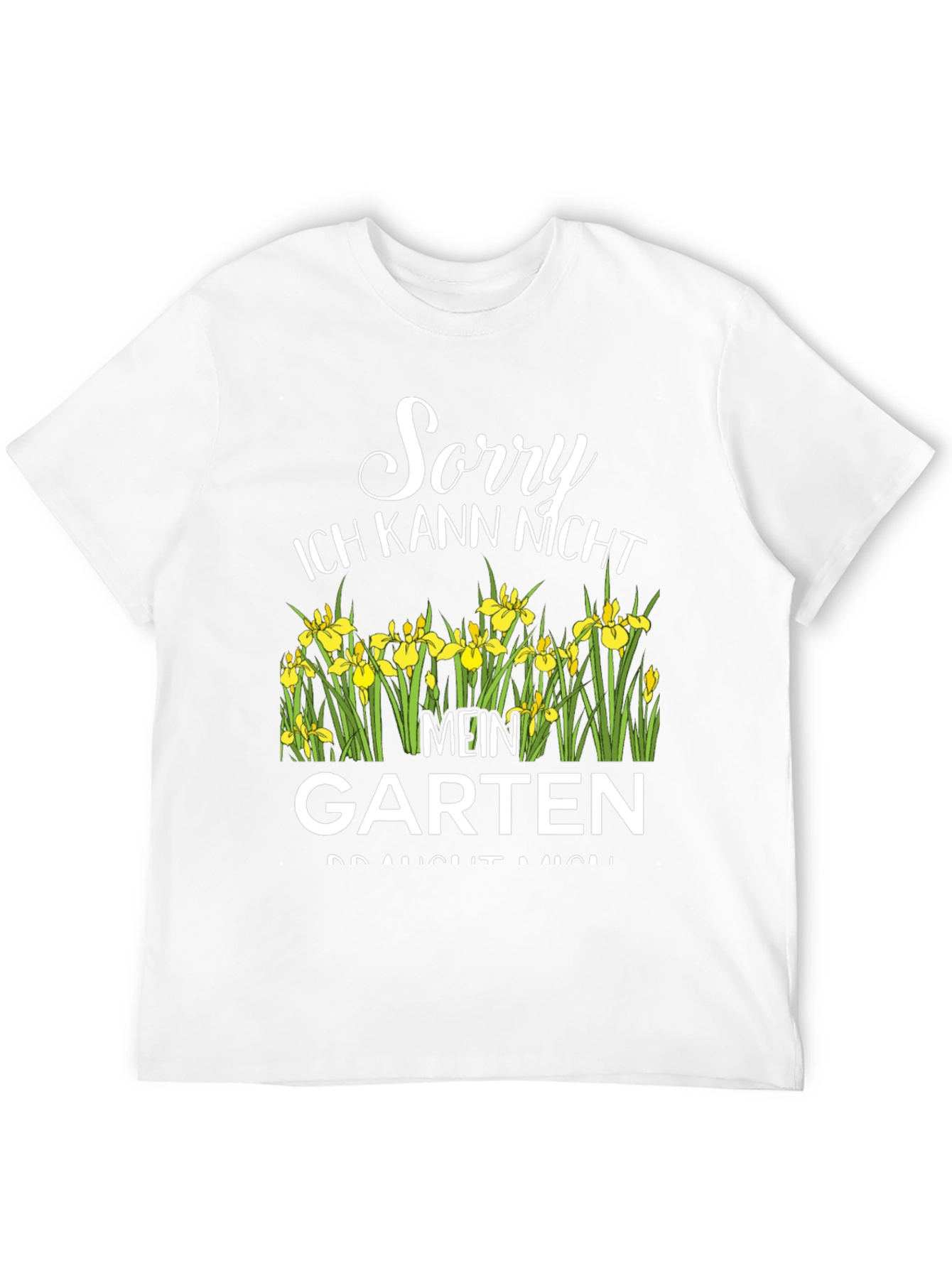 Black Sorry Mein Garten T-Shirt view 12