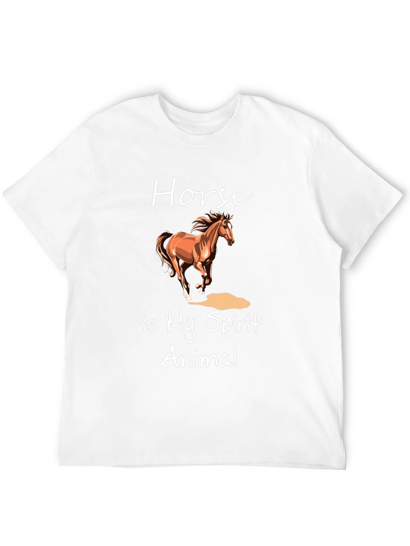 Black Horse Spirit Animal Graphic T-Shirt view 12