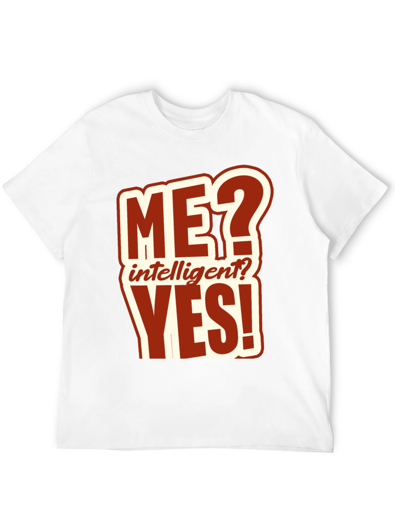Black Funny ME? Intelligent? YES! T-Shirt view 12