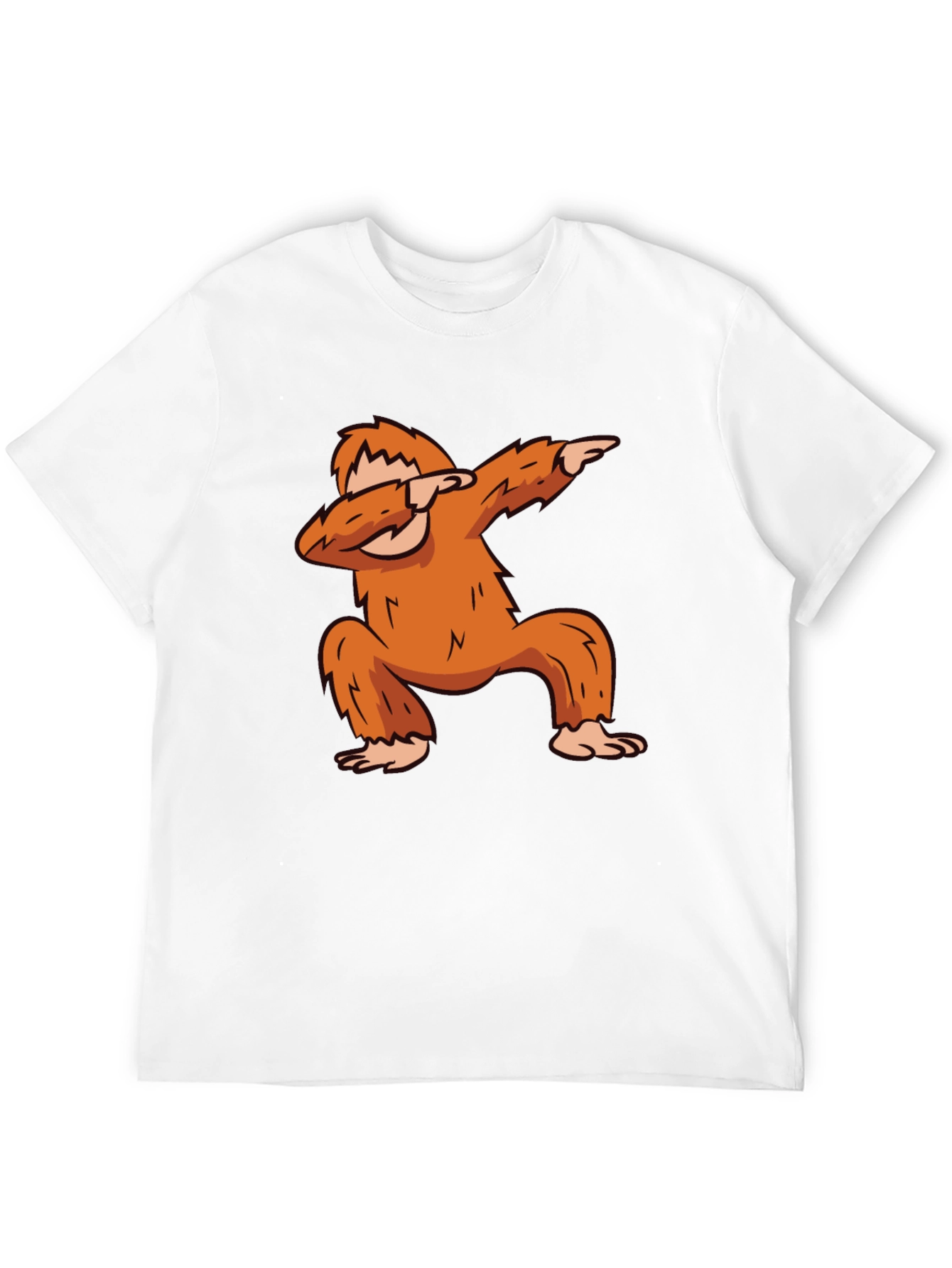 Black Bigfoot Dabbing Graphic Tee - Black view 12