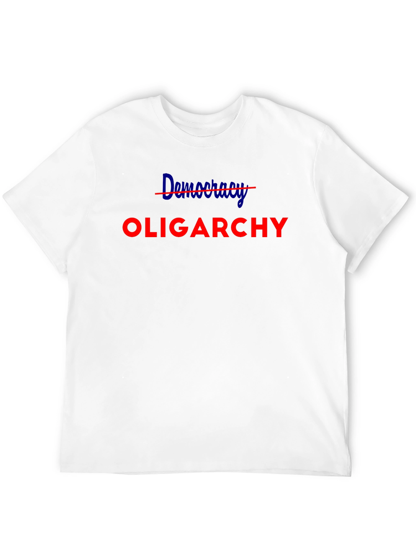 Black Oligarchy T-Shirt - Democracy is Dead! view 12