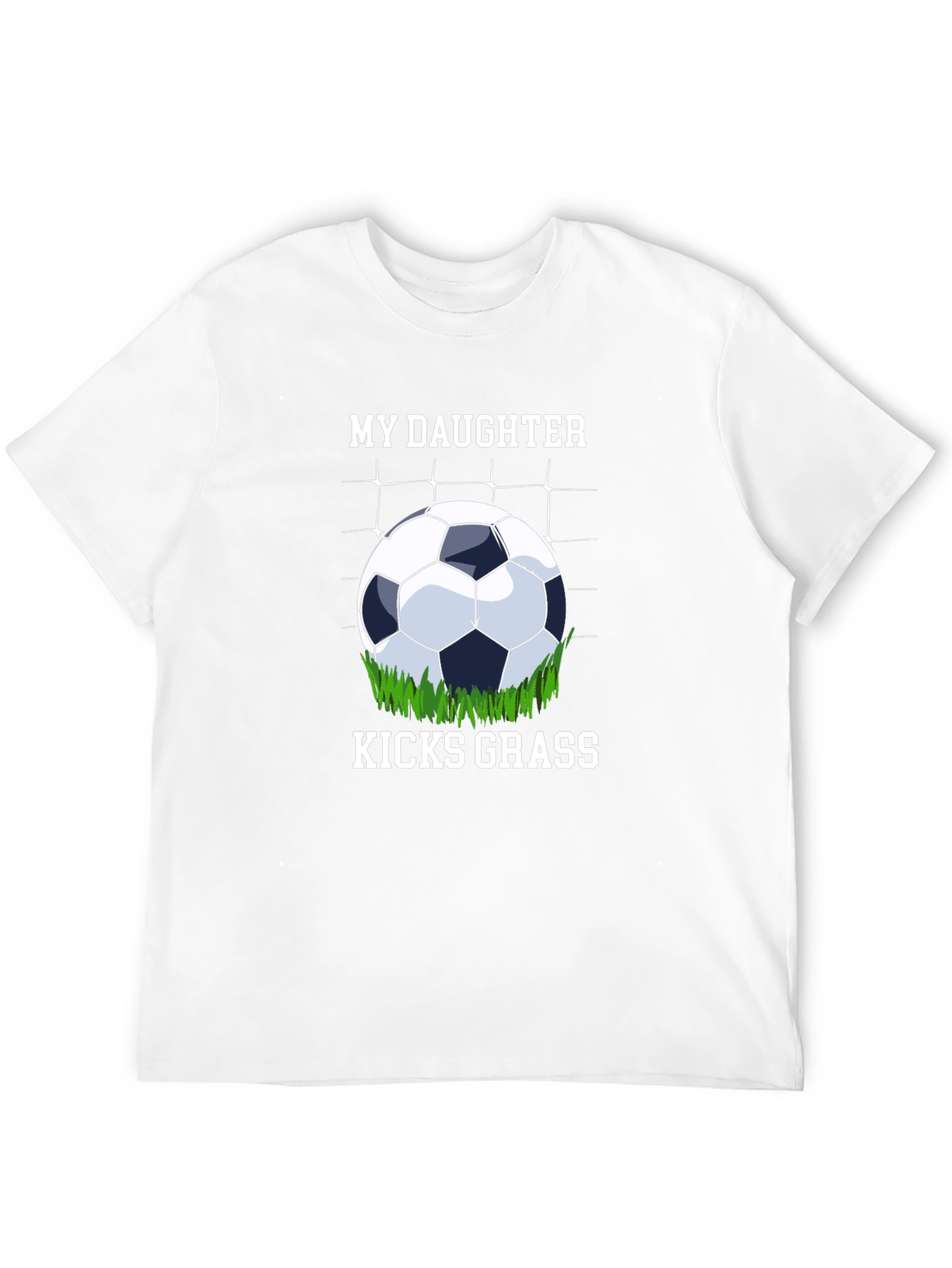 Black My Daughter Kicks Grass T-Shirt Soccer Fan Gift view 12