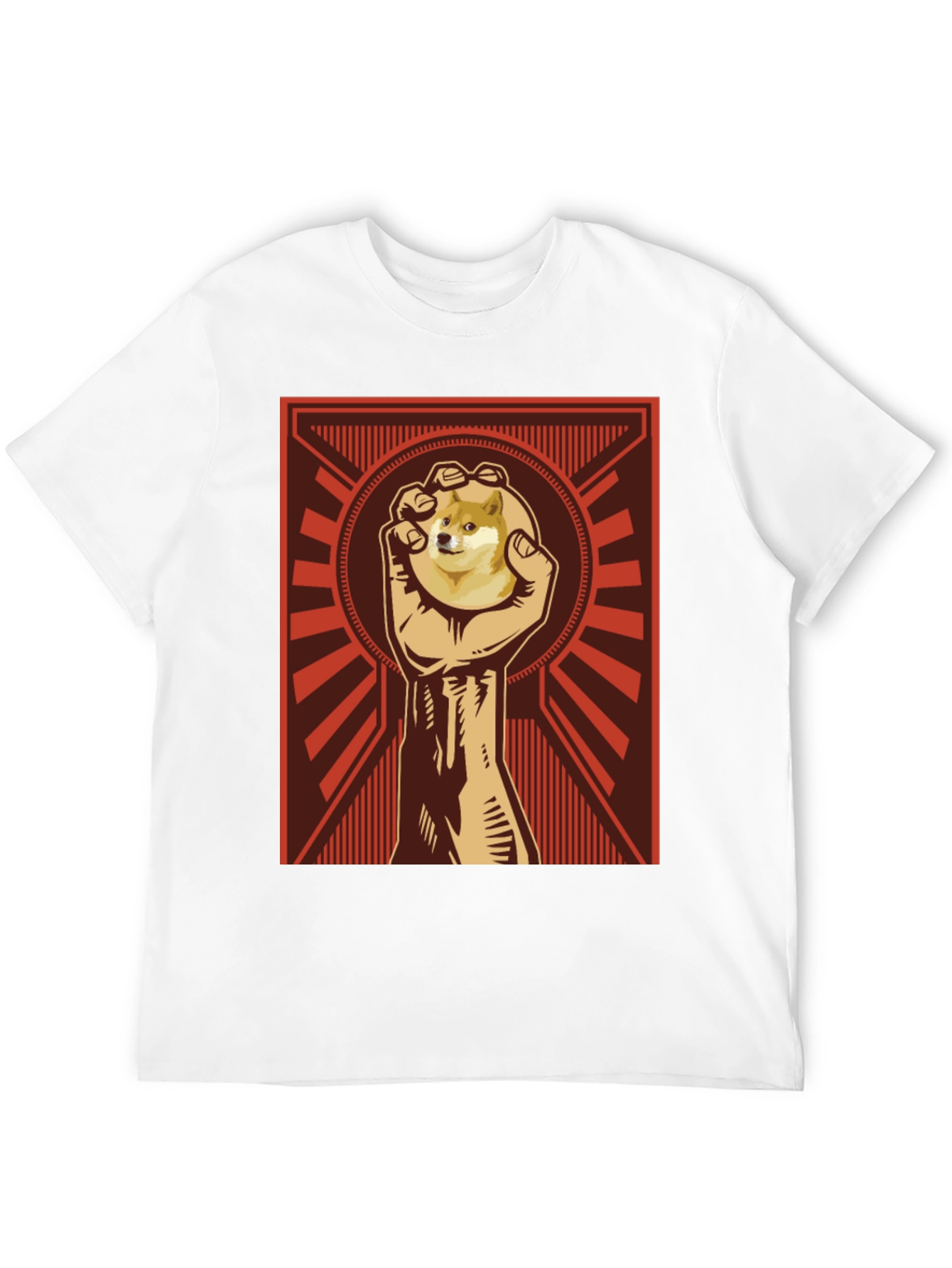 Black Doge Meme T-Shirt - Fist Graphic Tee view 12