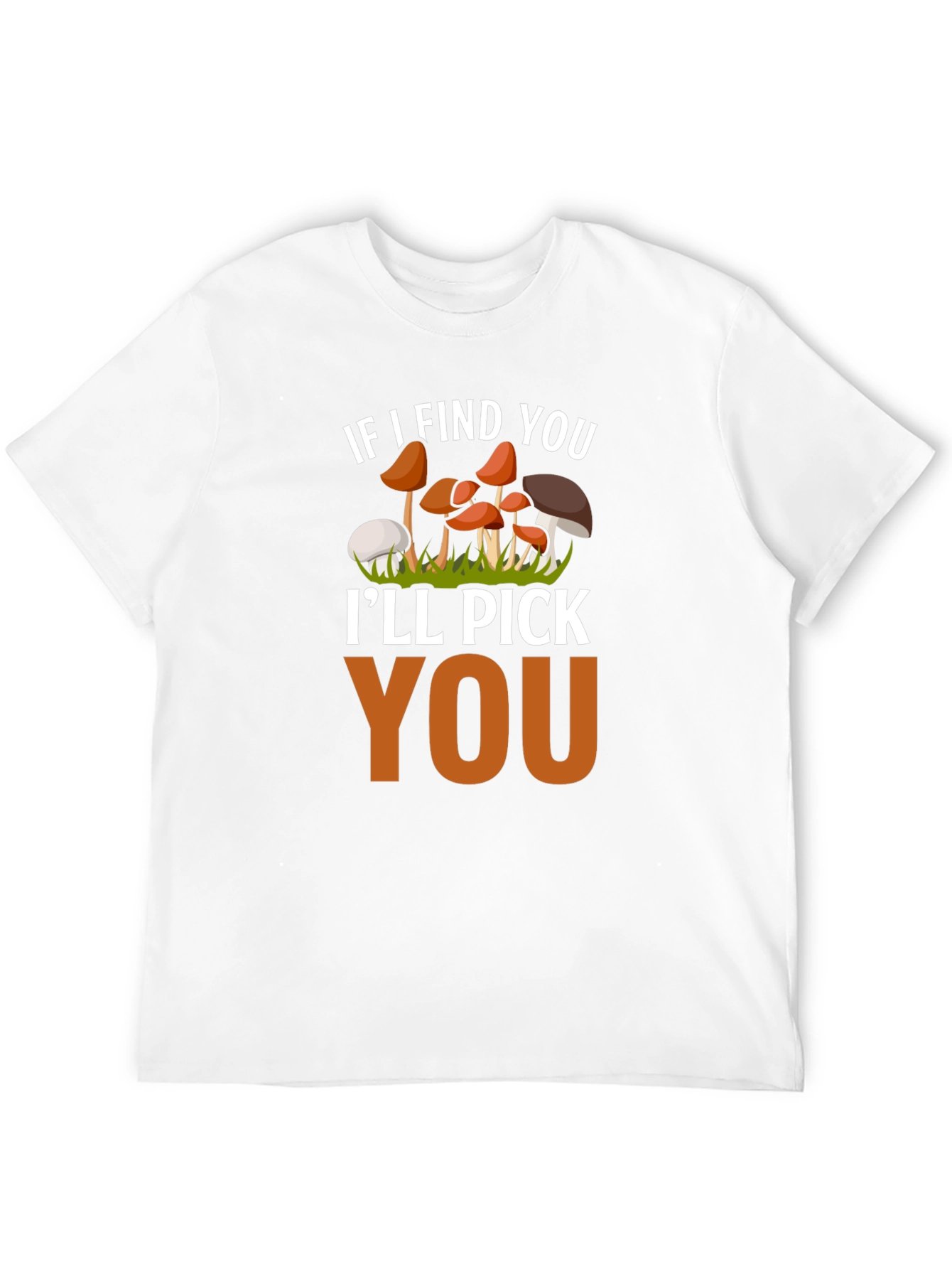 Black Mushroom Lover T-Shirt - I'll Pick You Funny Tee view 12
