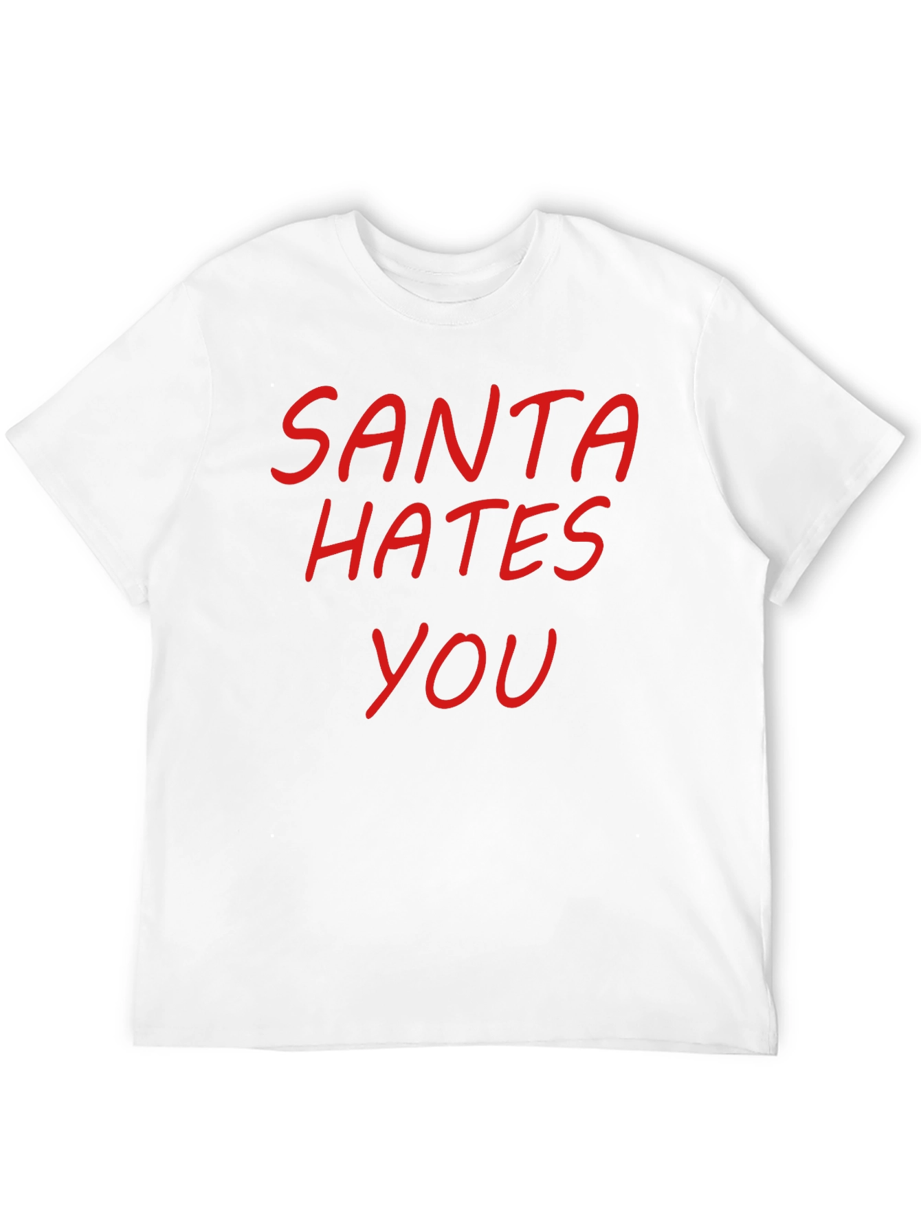 Black Santa Hates You Graphic T-Shirt view 12