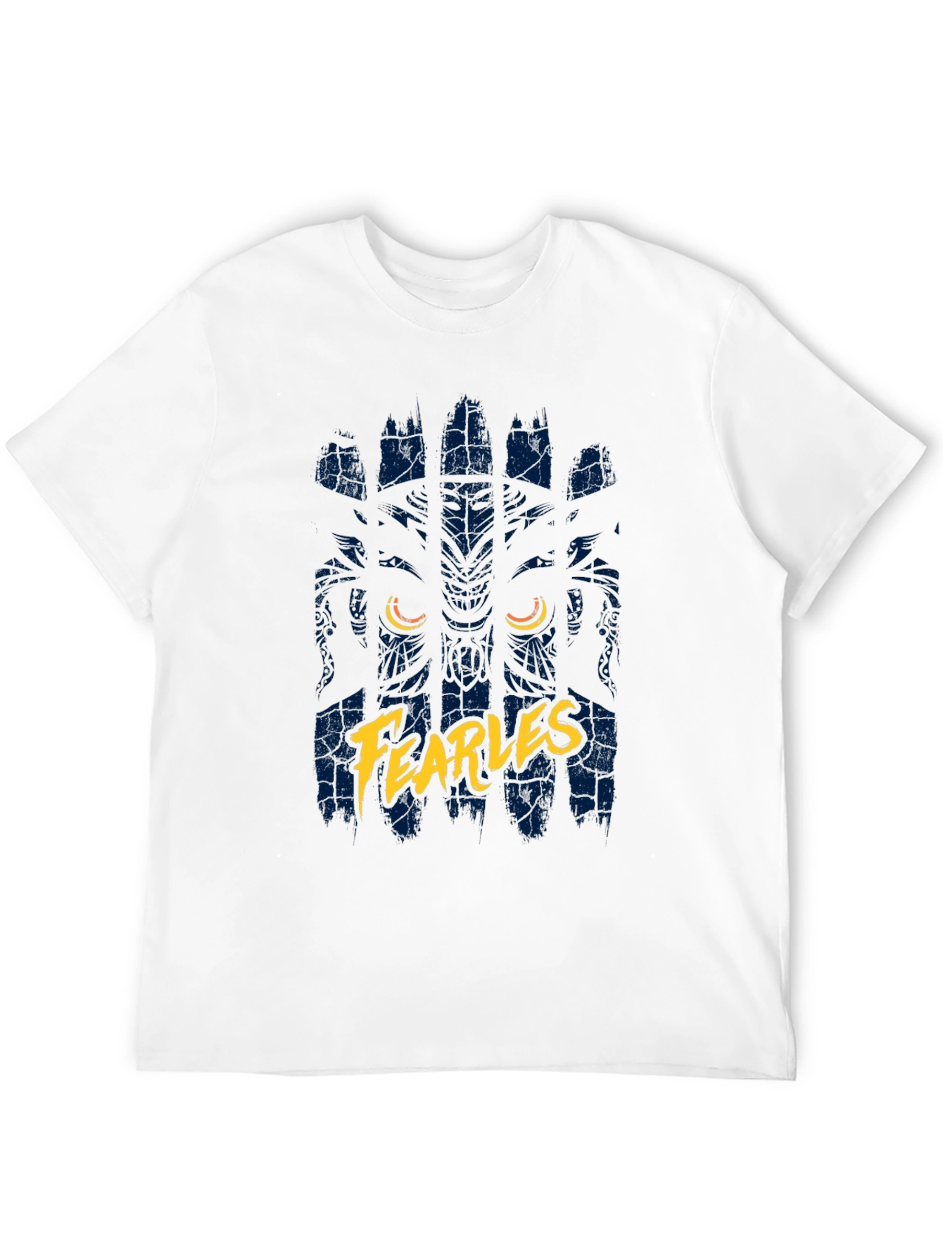 Black Fearless Lion Graphic T-Shirt - Black view 12