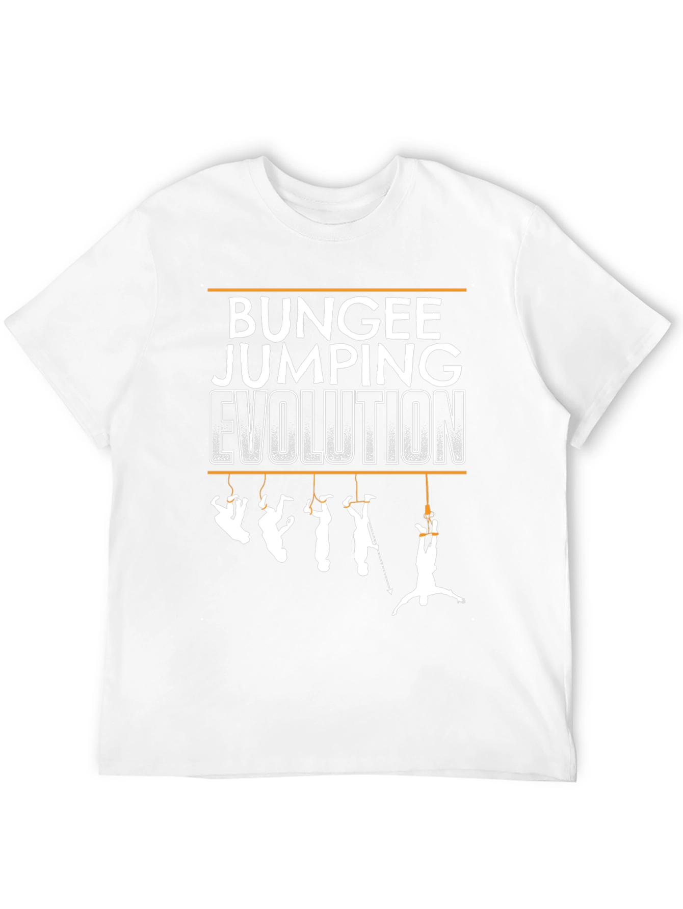 Black Bungee Jumping Evolution T-Shirt view 12
