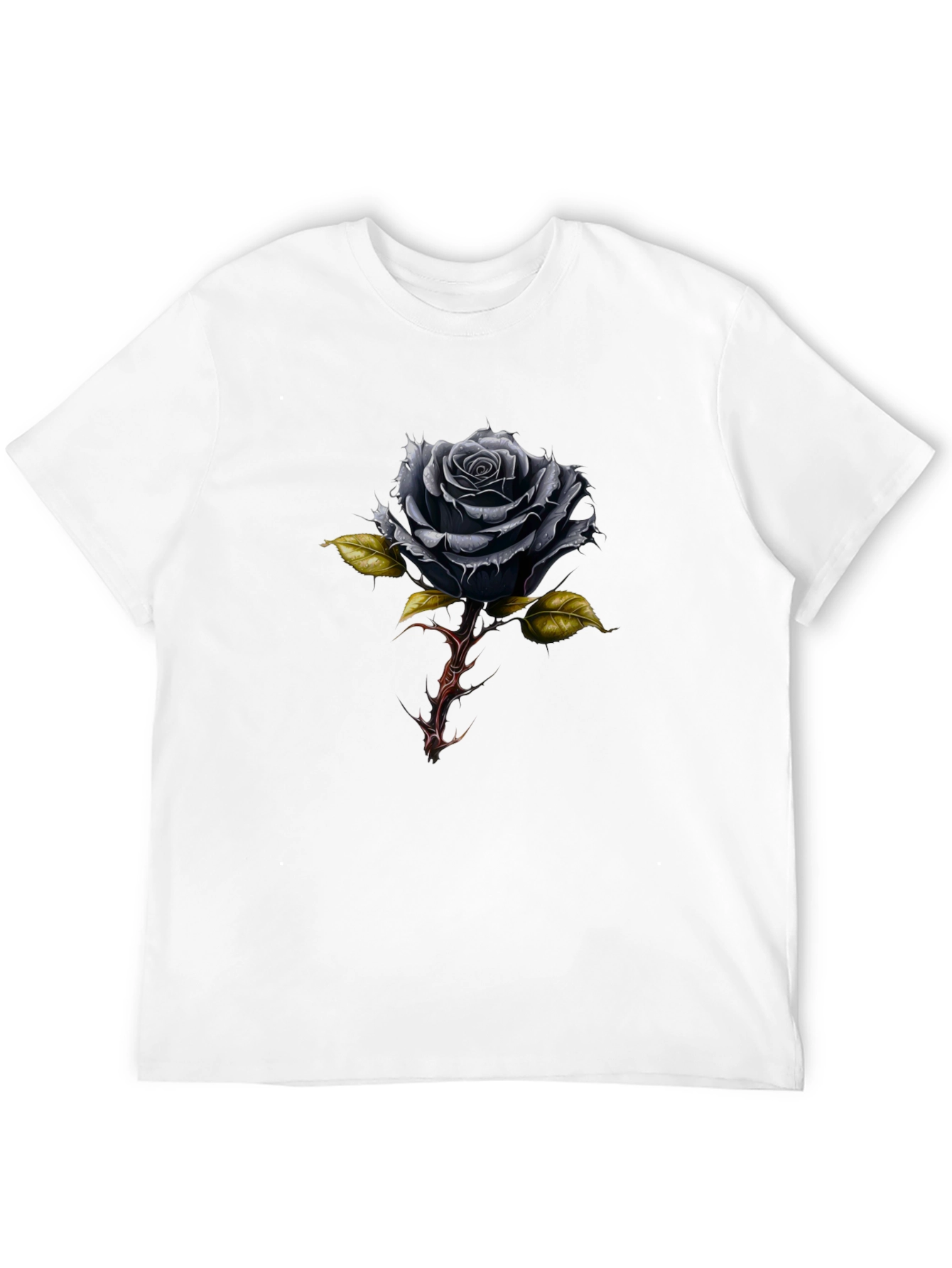 Black Black Rose Graphic Tee view 12