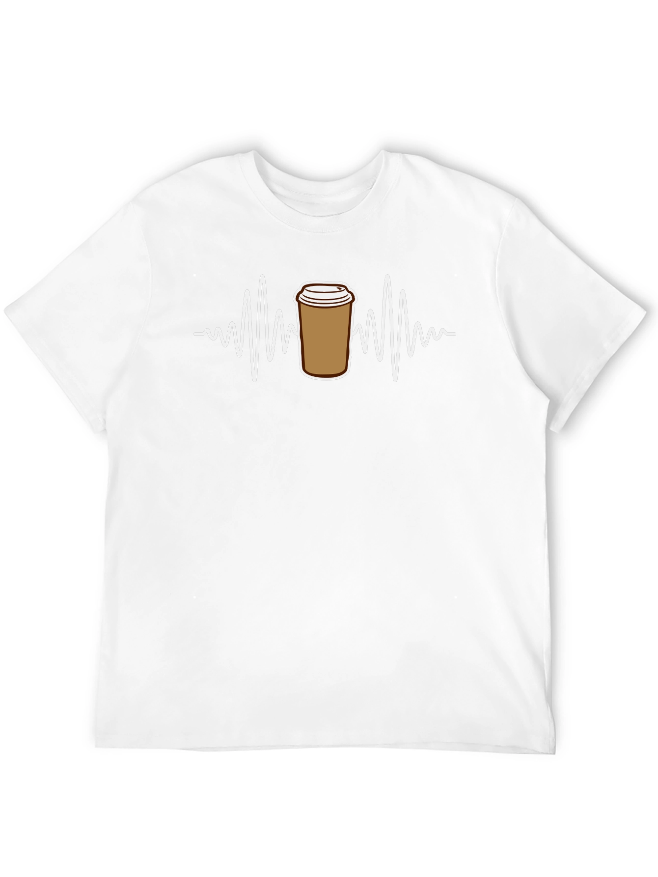 Black Coffee ECG T-Shirt - Black view 12