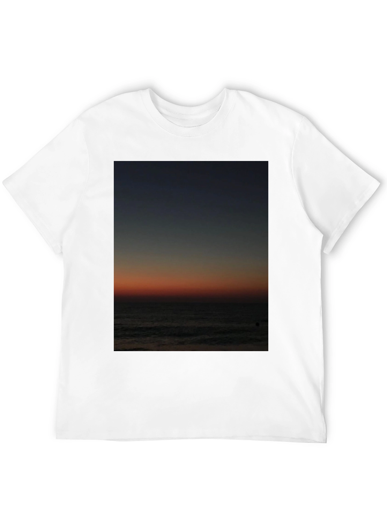 Black Sunset Ocean T-Shirt view 12