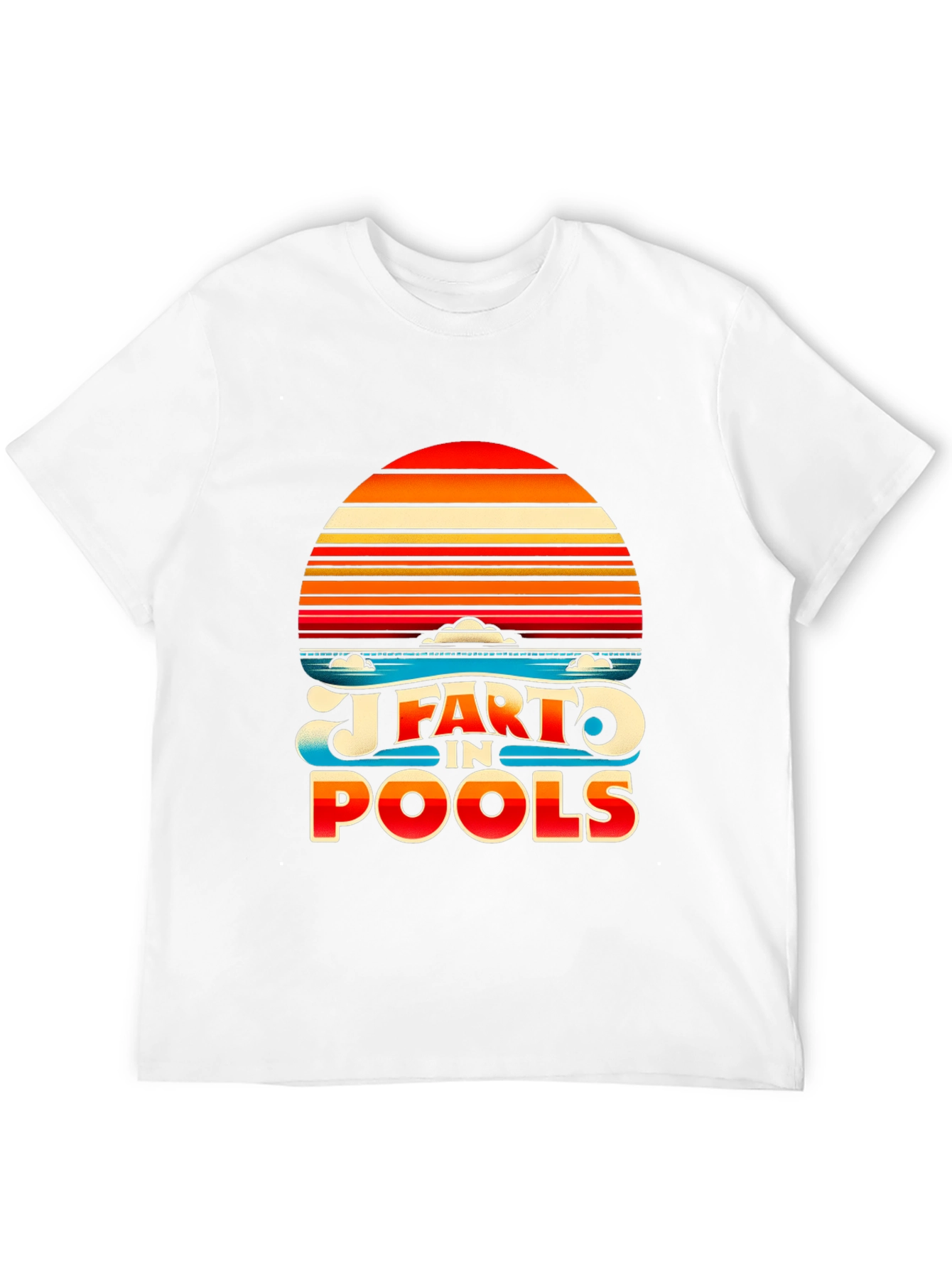 Black I Fart In Pools Graphic T-Shirt view 12