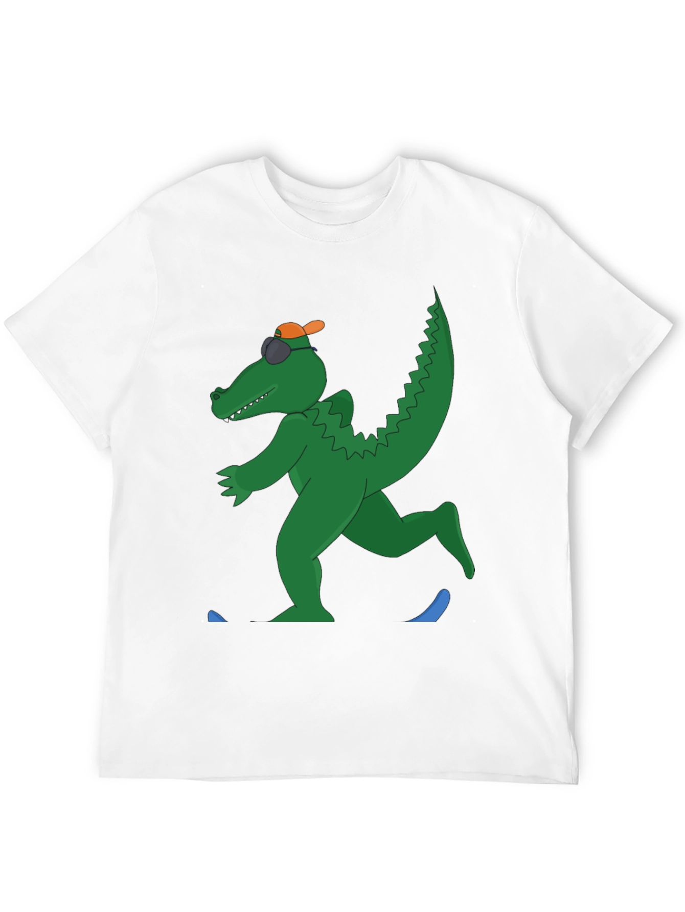 Black Cool Gator Graphic Tee view 12