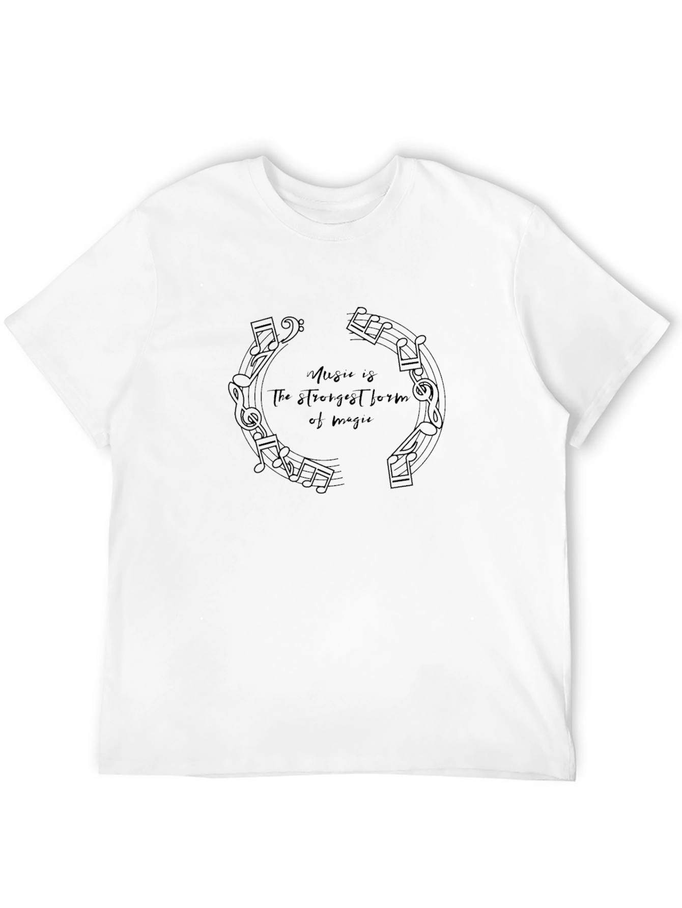 Black Music is Magic Black Graphic Tee view 12