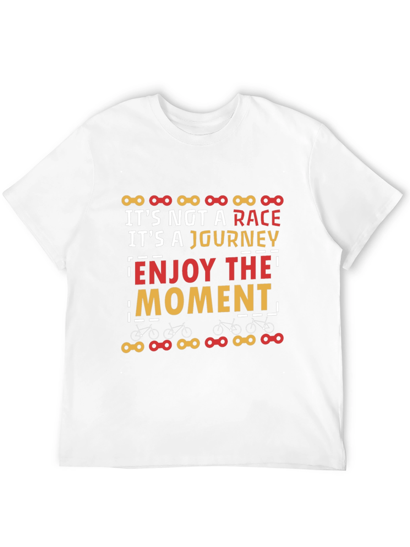 Black It's Not a Race T-Shirt - Enjoy The Moment Graphic Tee view 12