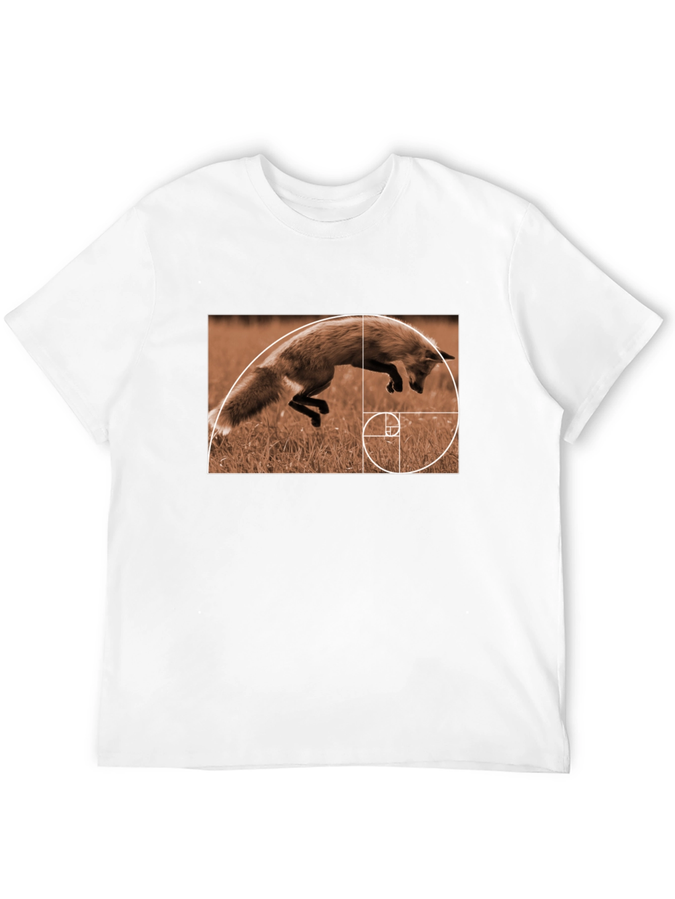 Black Fox Golden Ratio T-Shirt - Stylish Math Nature Tee view 12
