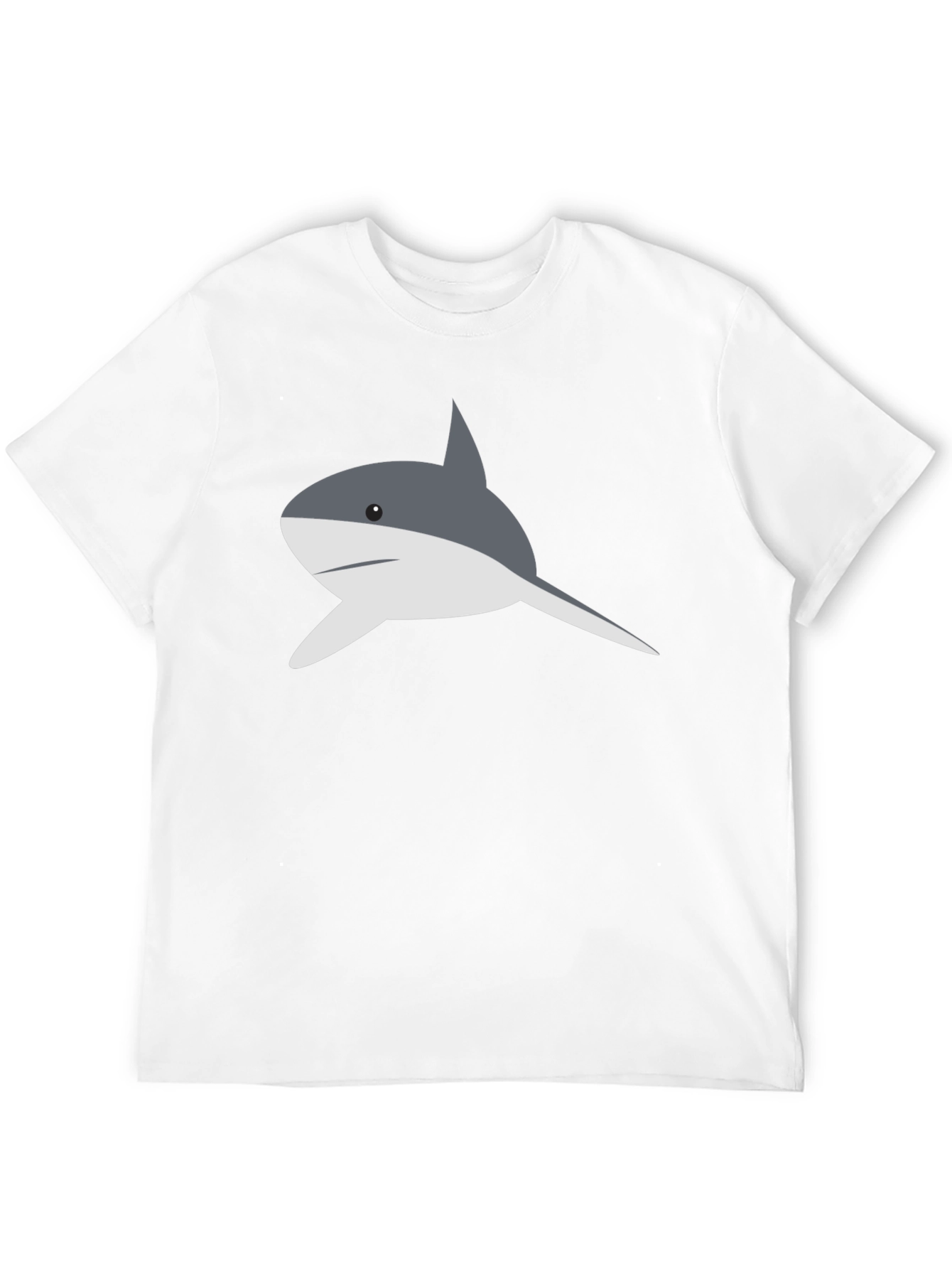 Black Shark Graphic T-Shirt - Men's Black Tee view 12