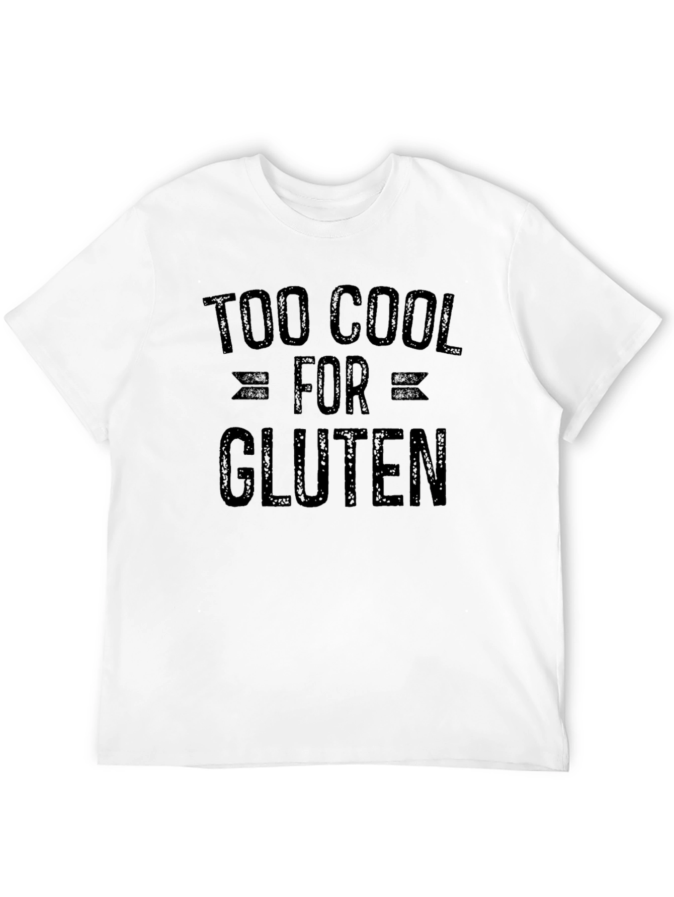 Black Too Cool for Gluten Graphic T-Shirt - Black view 12