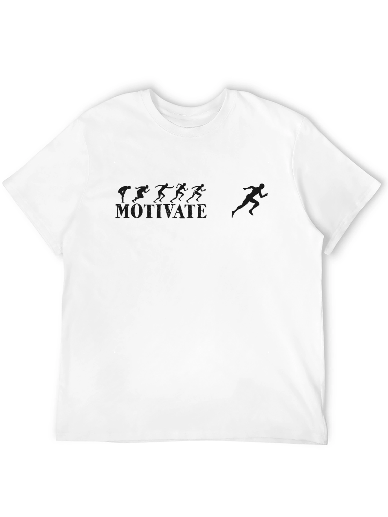Black Motivate Runner Black T-Shirt view 12