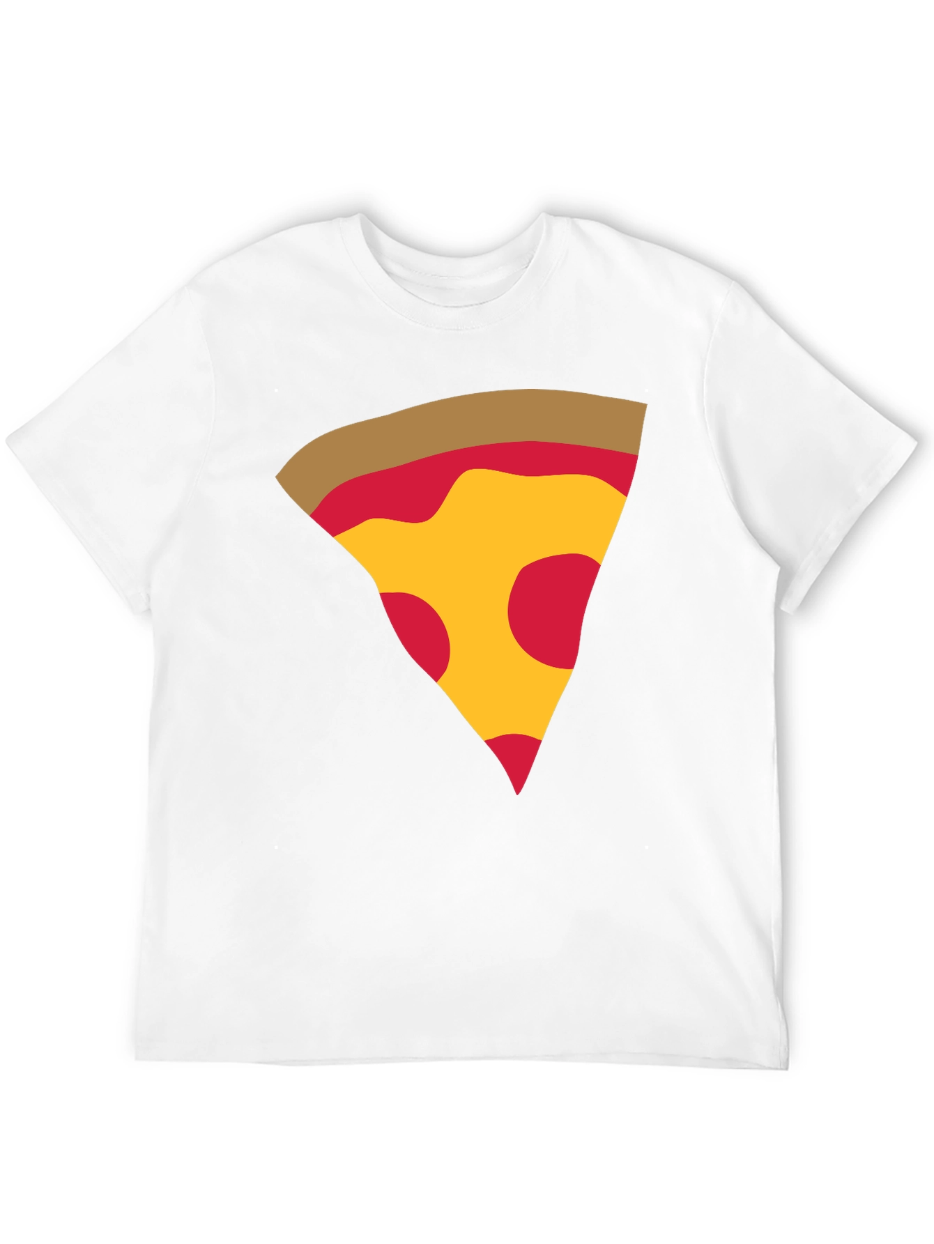 Black Pizza Slice Graphic T-Shirt view 12