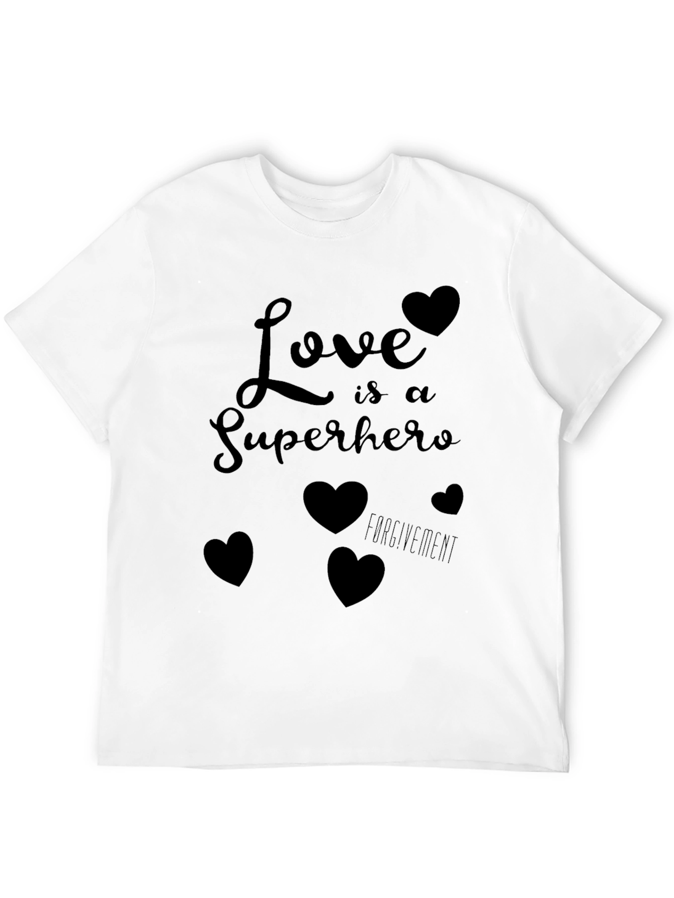 Black Love Is a Superhero Graphic Tee - Soft Cotton Blend view 12
