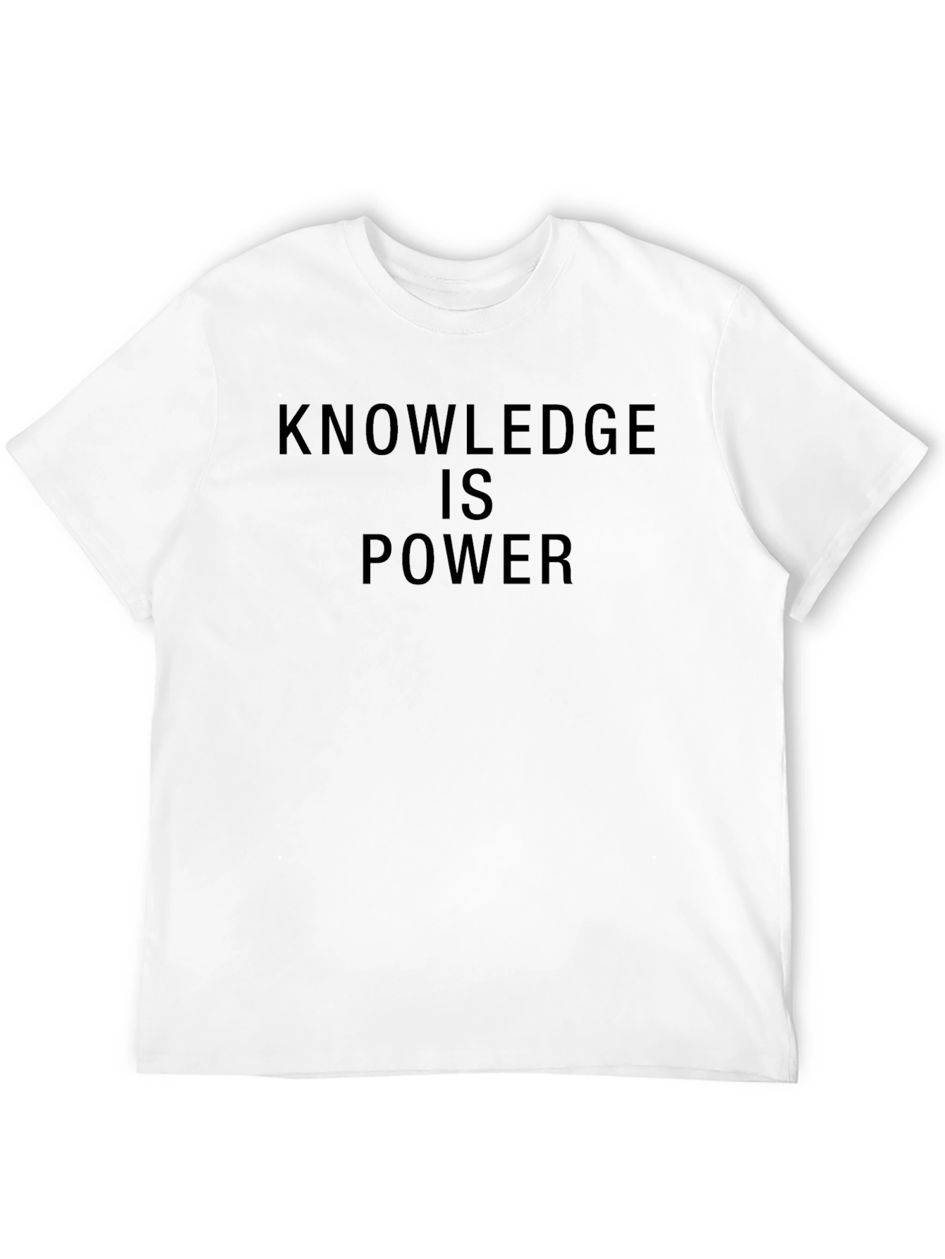 Black Knowledge Is Power Black T-Shirt view 12