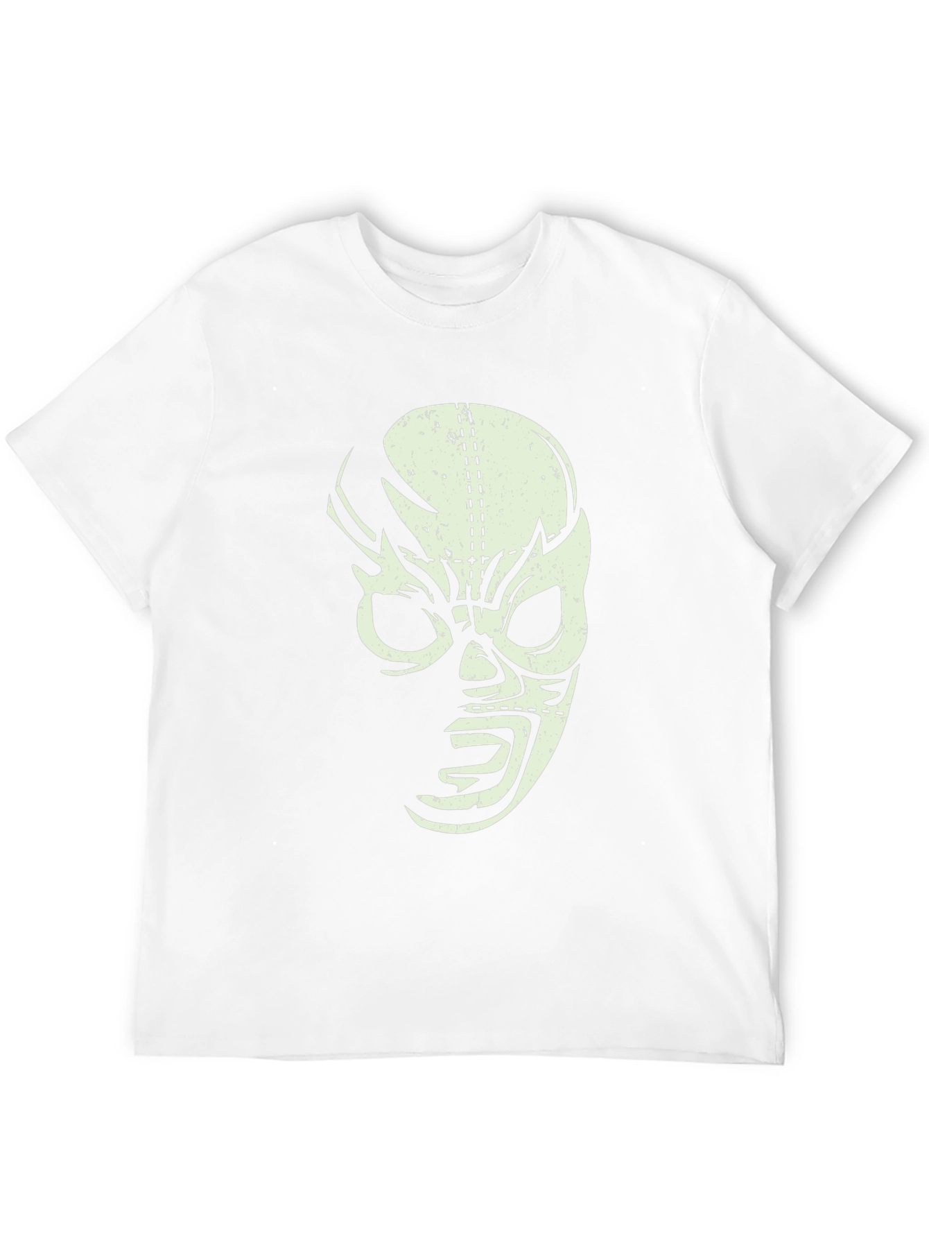 Black Lucha Libre Mask Graphic T-Shirt - Black view 12