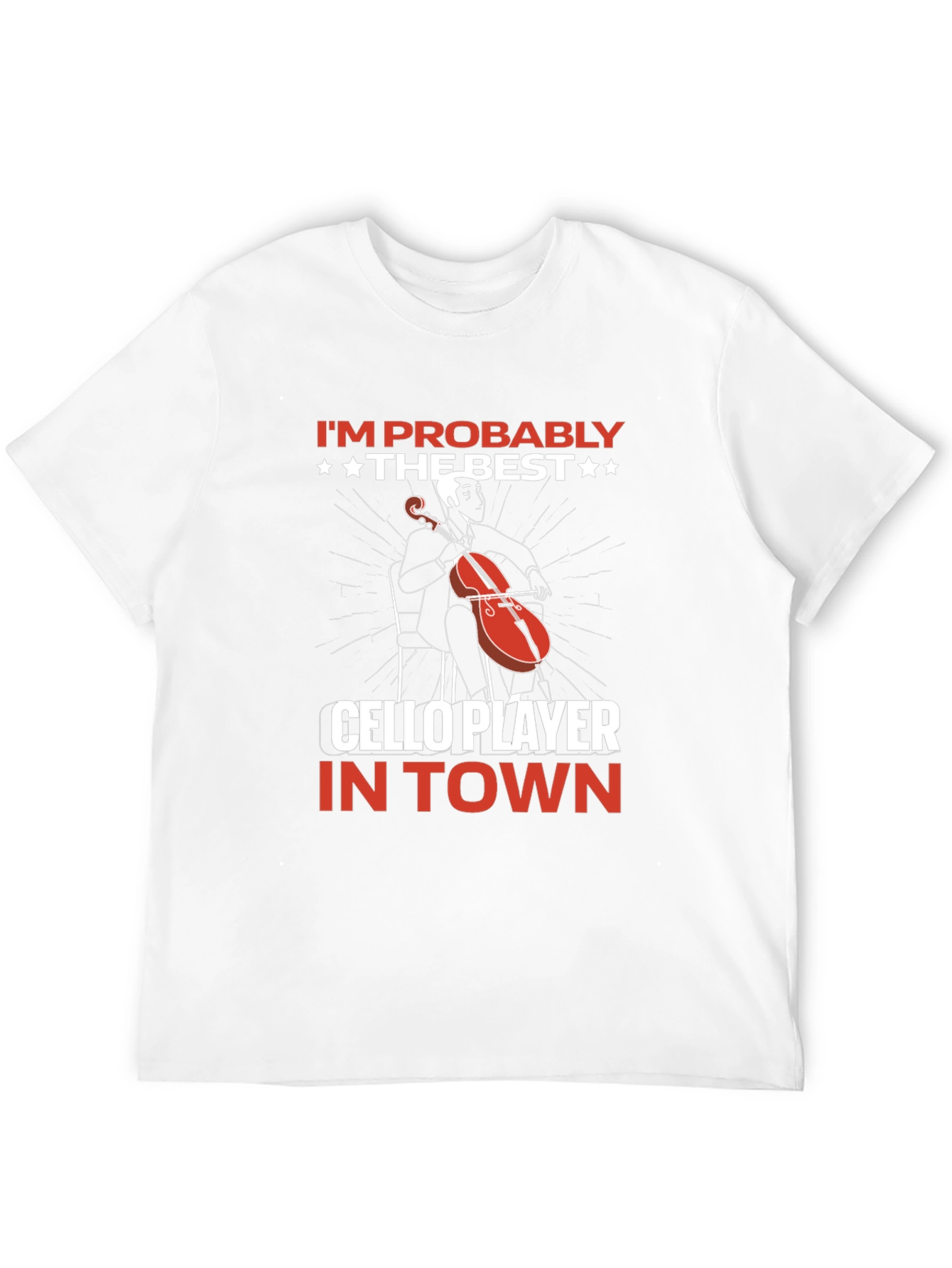 Black Best Cello Player T-Shirt: Music Lover Gift view 12