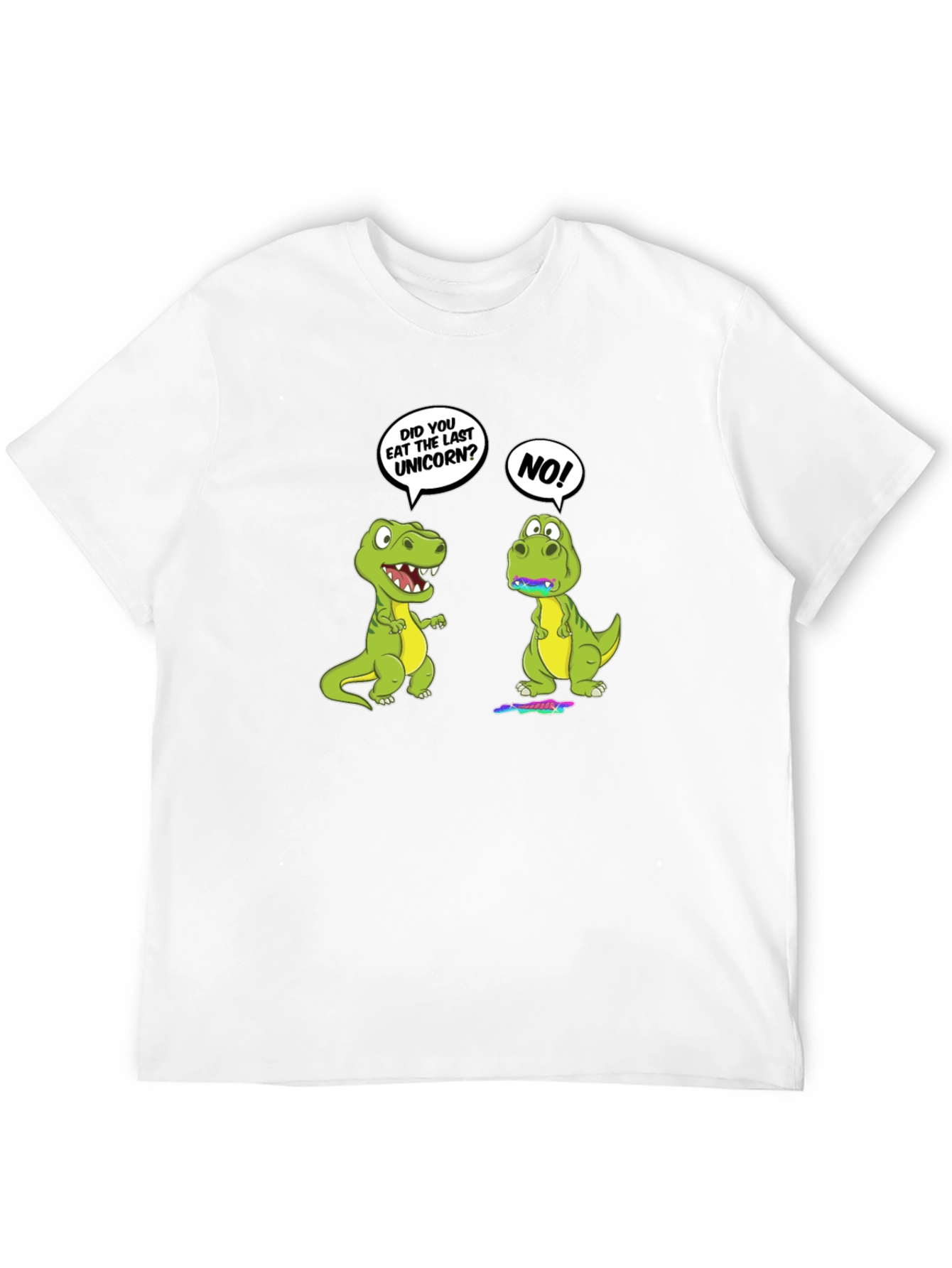 Black Funny Dinosaur Unicorn T-Shirt view 12