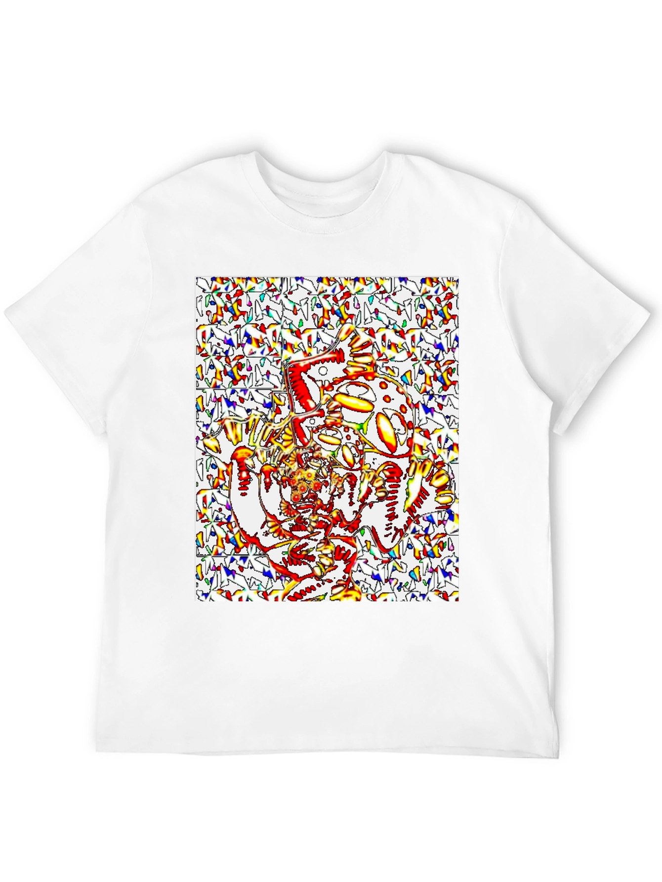 Black Psychedelic Creature Graphic Tee - Black view 12