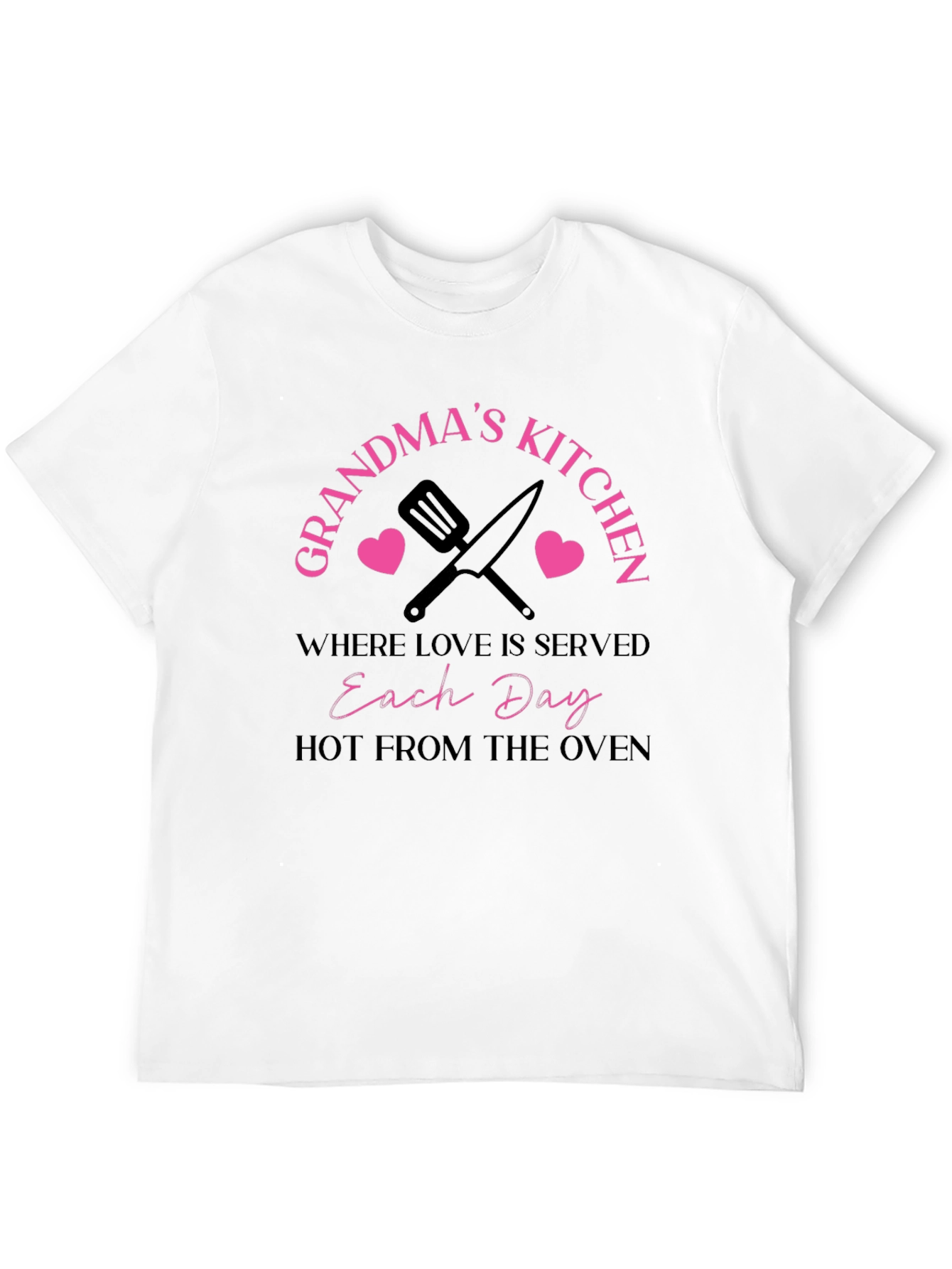 Black Grandma's Kitchen T-Shirt - Love Served Daily view 12
