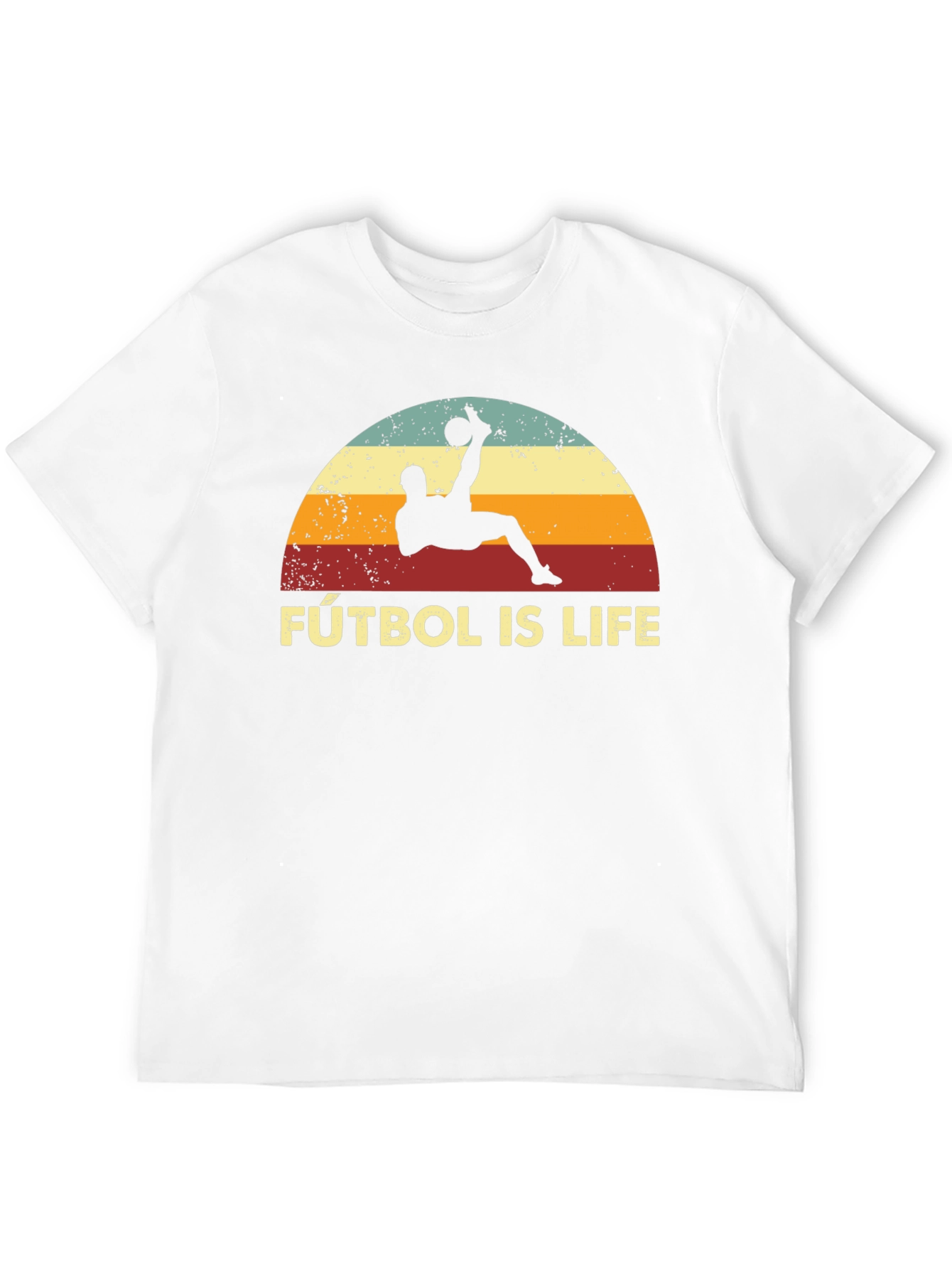Black Fútbol Is Life Graphic T-Shirt view 12