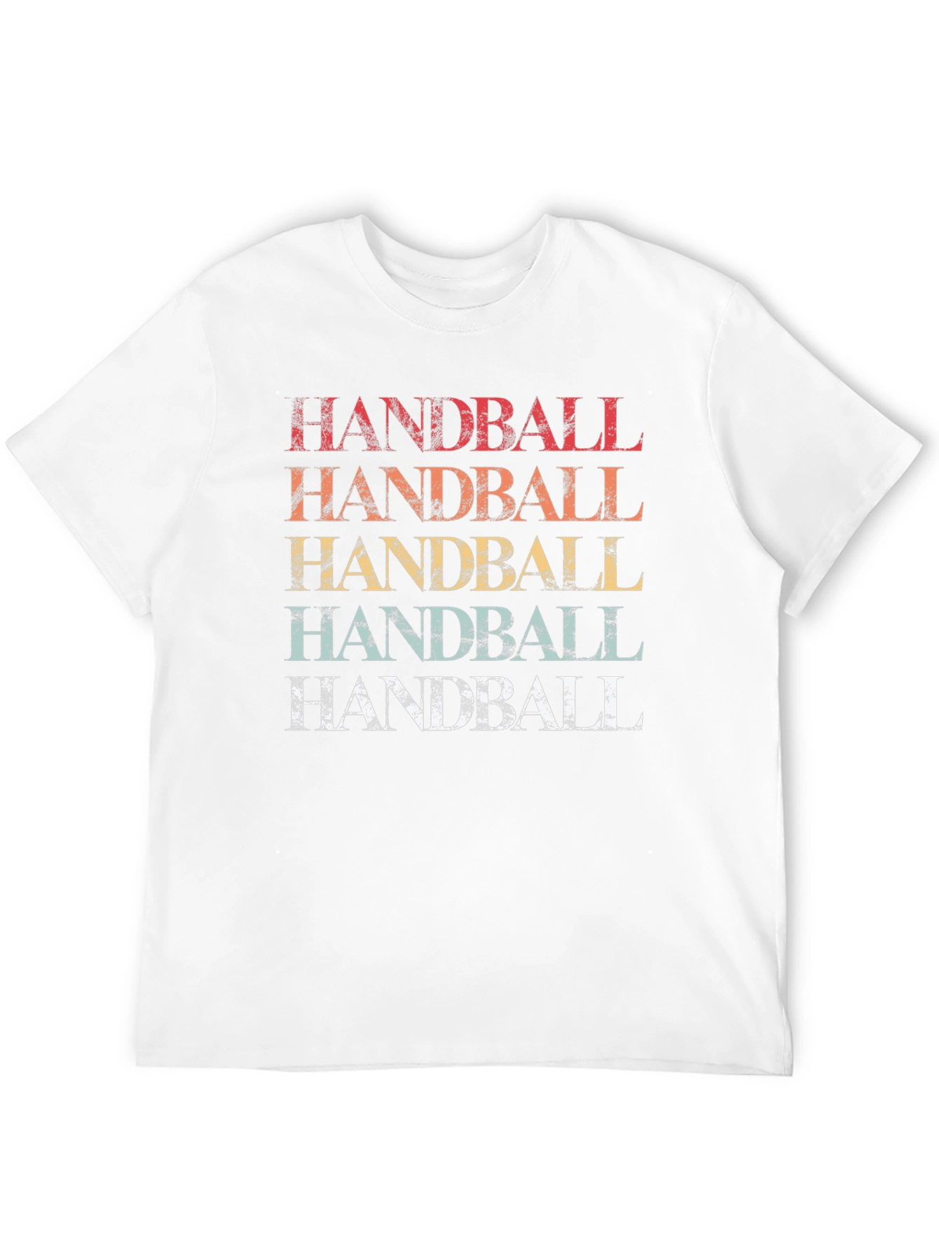Black Retro Handball T-Shirt - Vintage Style view 12