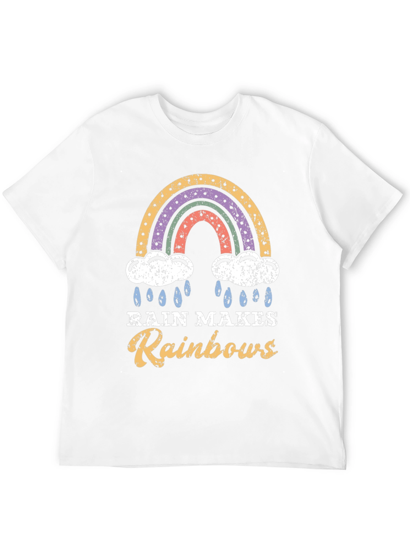 Black Rain Makes Rainbows Graphic T-Shirt view 12