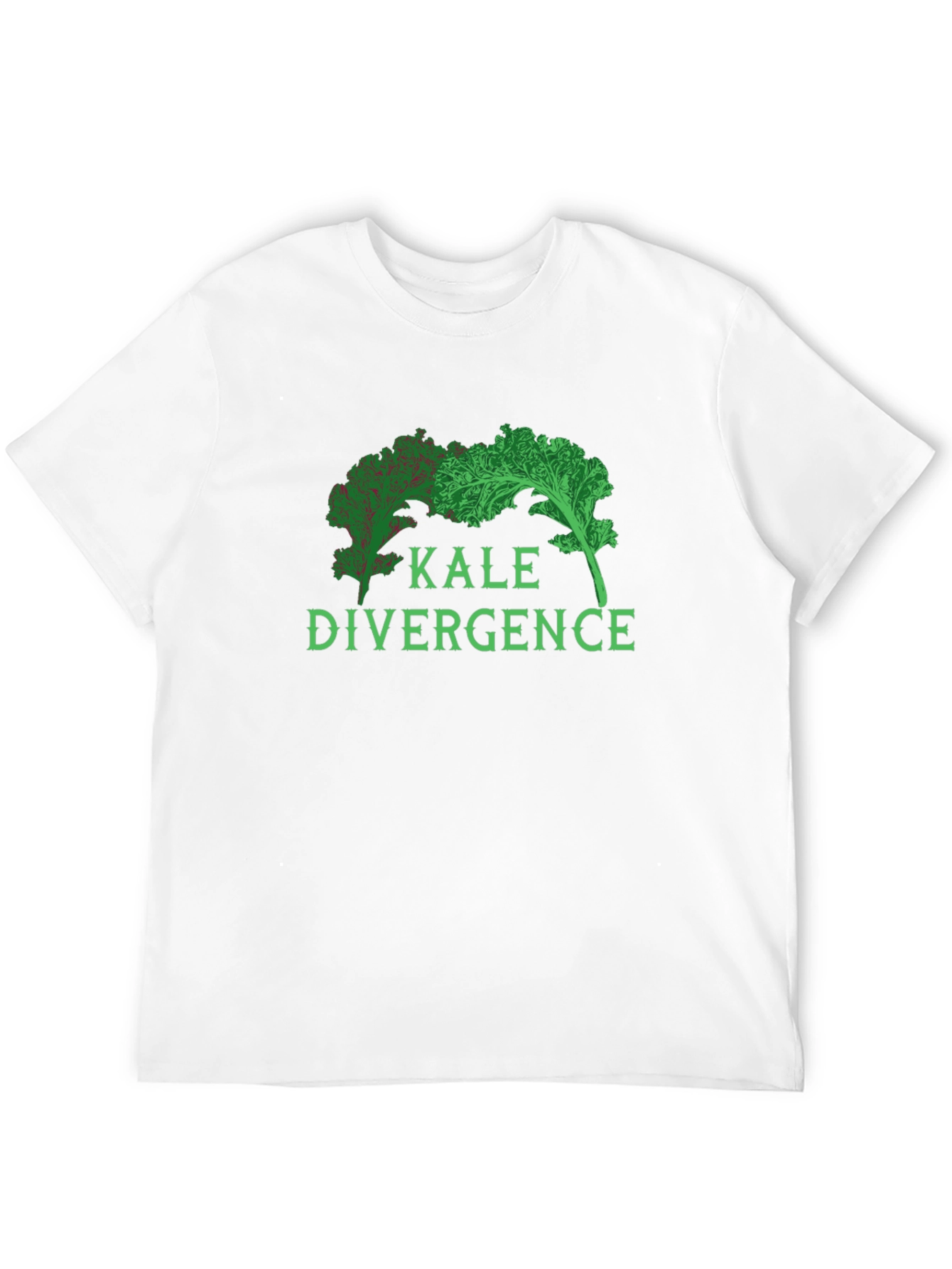 Black Kale Divergence Graphic T-Shirt - Vegan Tee view 12