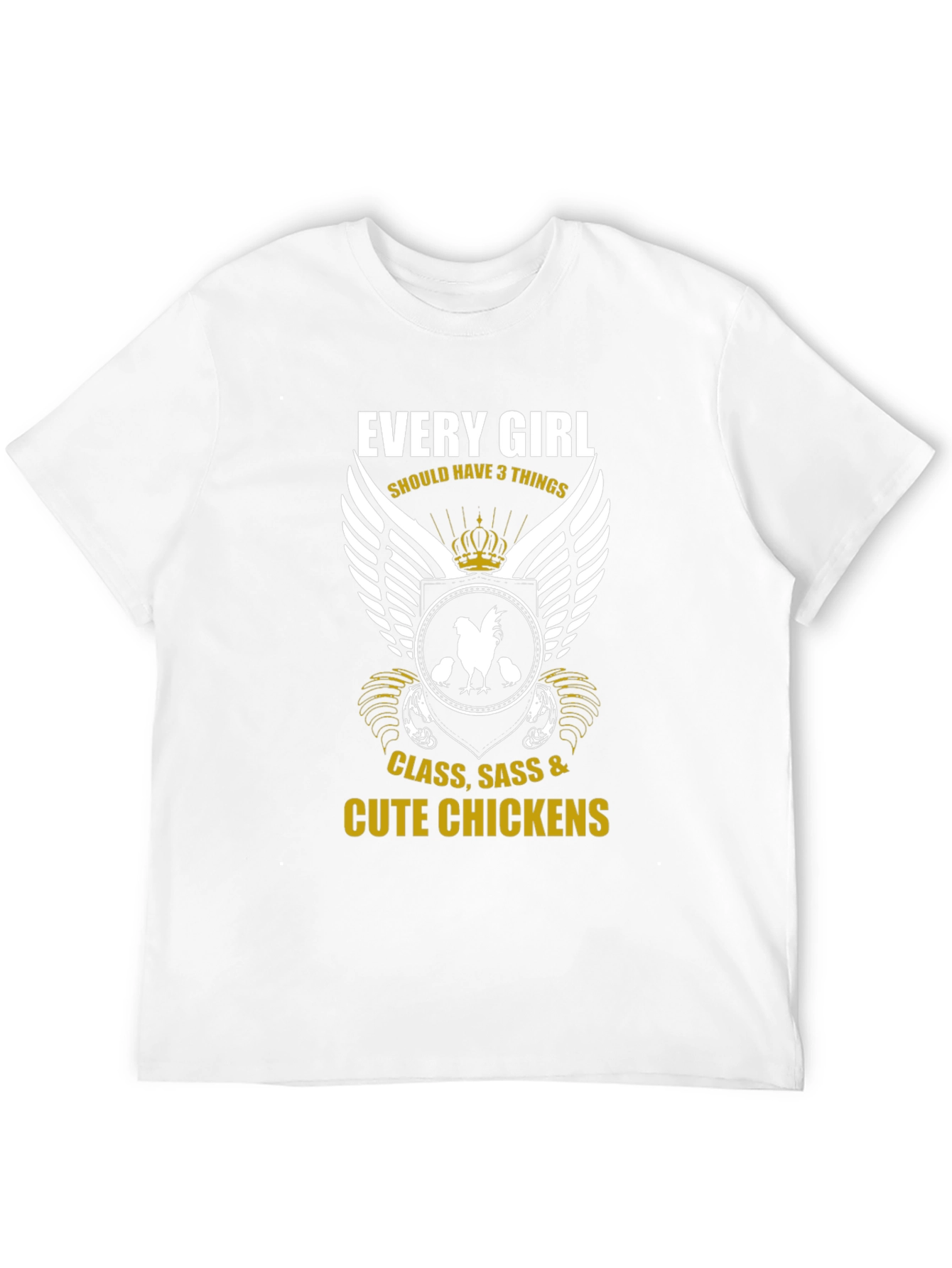 Black Every Girl Needs Cute Chickens T-Shirt view 12