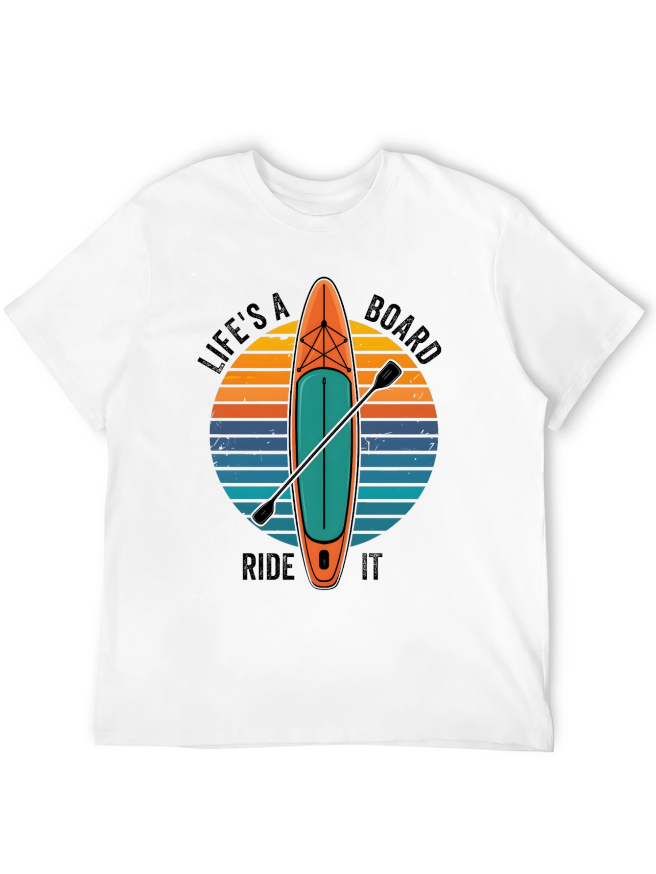 Black Life's a Board Ride It T-Shirt view 12