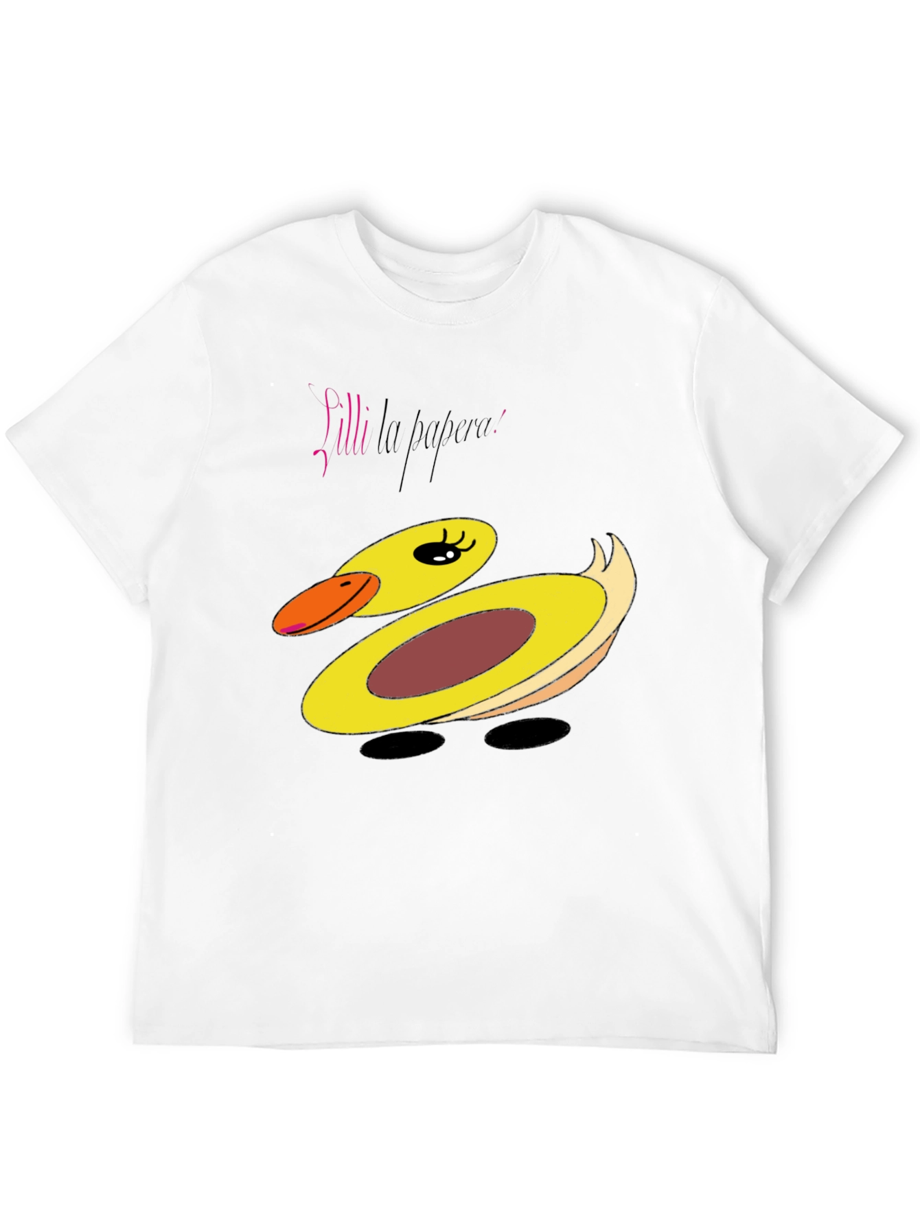 Black Duck Graphic T-Shirt - Playful Cartoon Design view 12