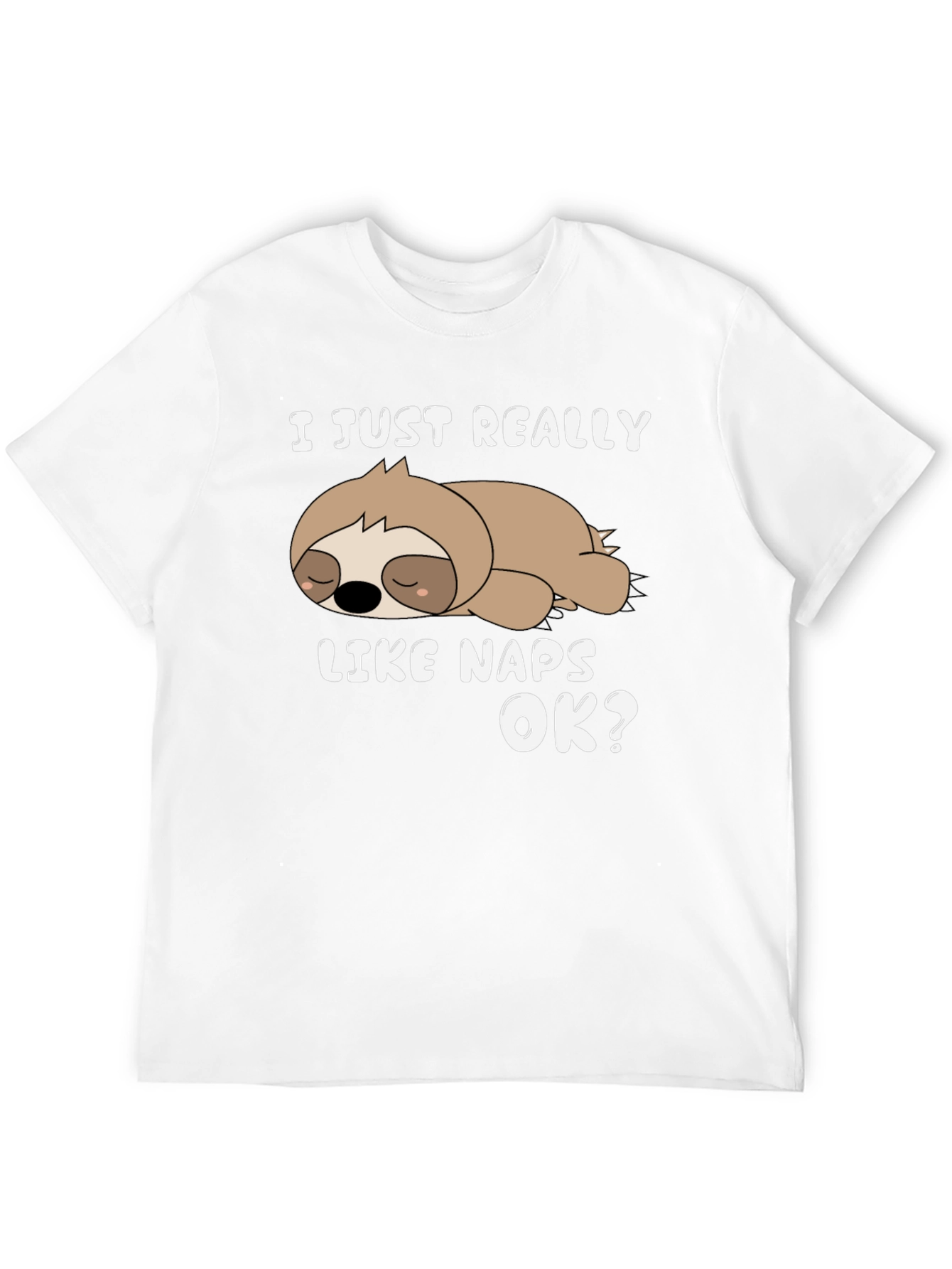 Black Sloth Naps Graphic T-Shirt view 12