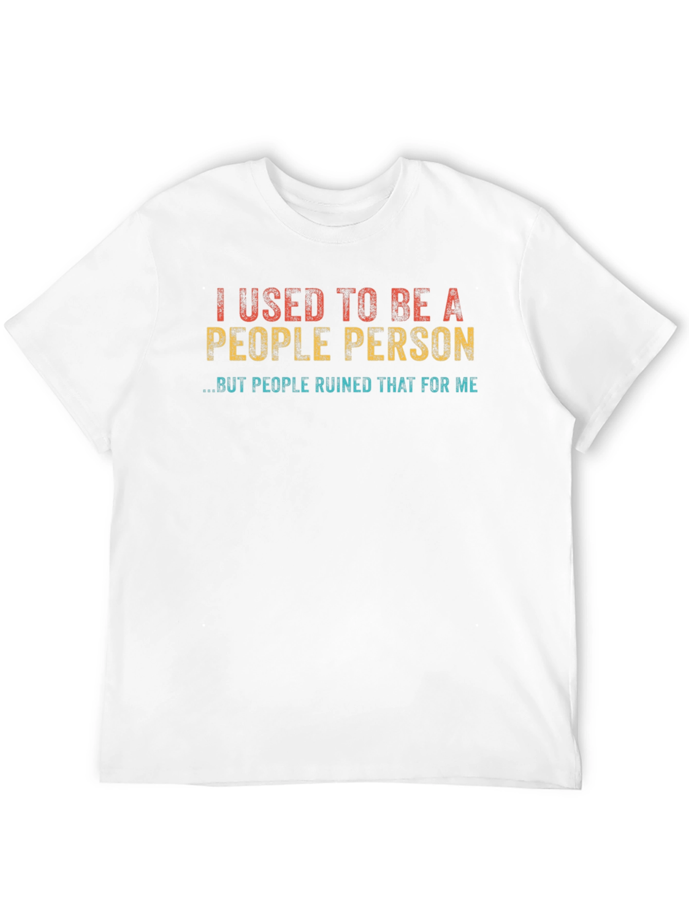 Black I Used to Be a People Person T-Shirt view 12