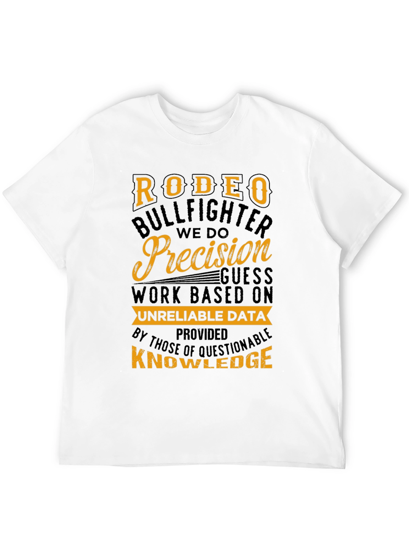 Black Rodeo Bullfighter Precision Graphic T-Shirt view 12