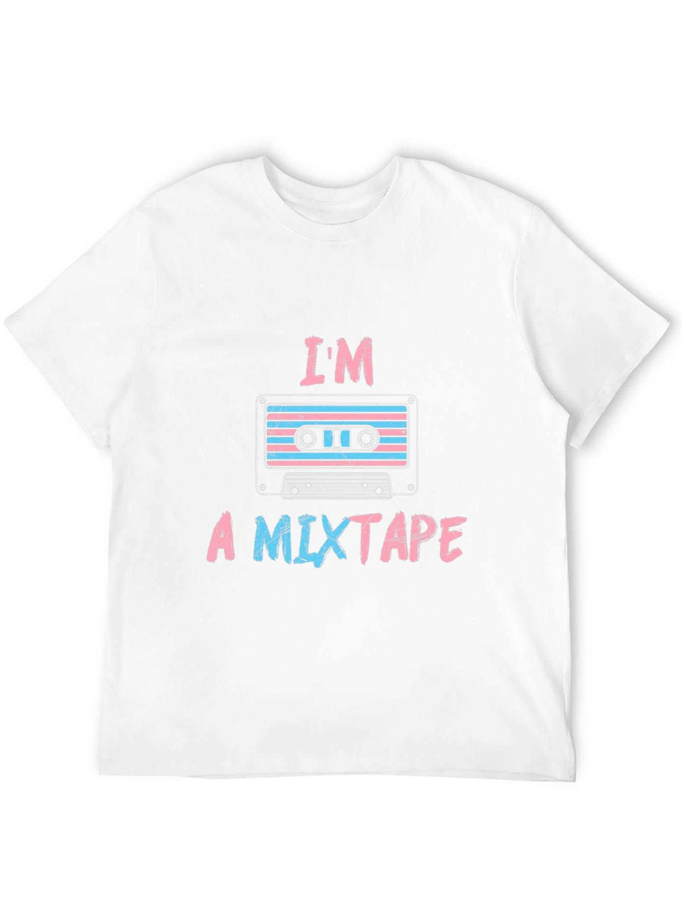 Black I'm A Mixtape T-Shirt - Trans Pride view 12