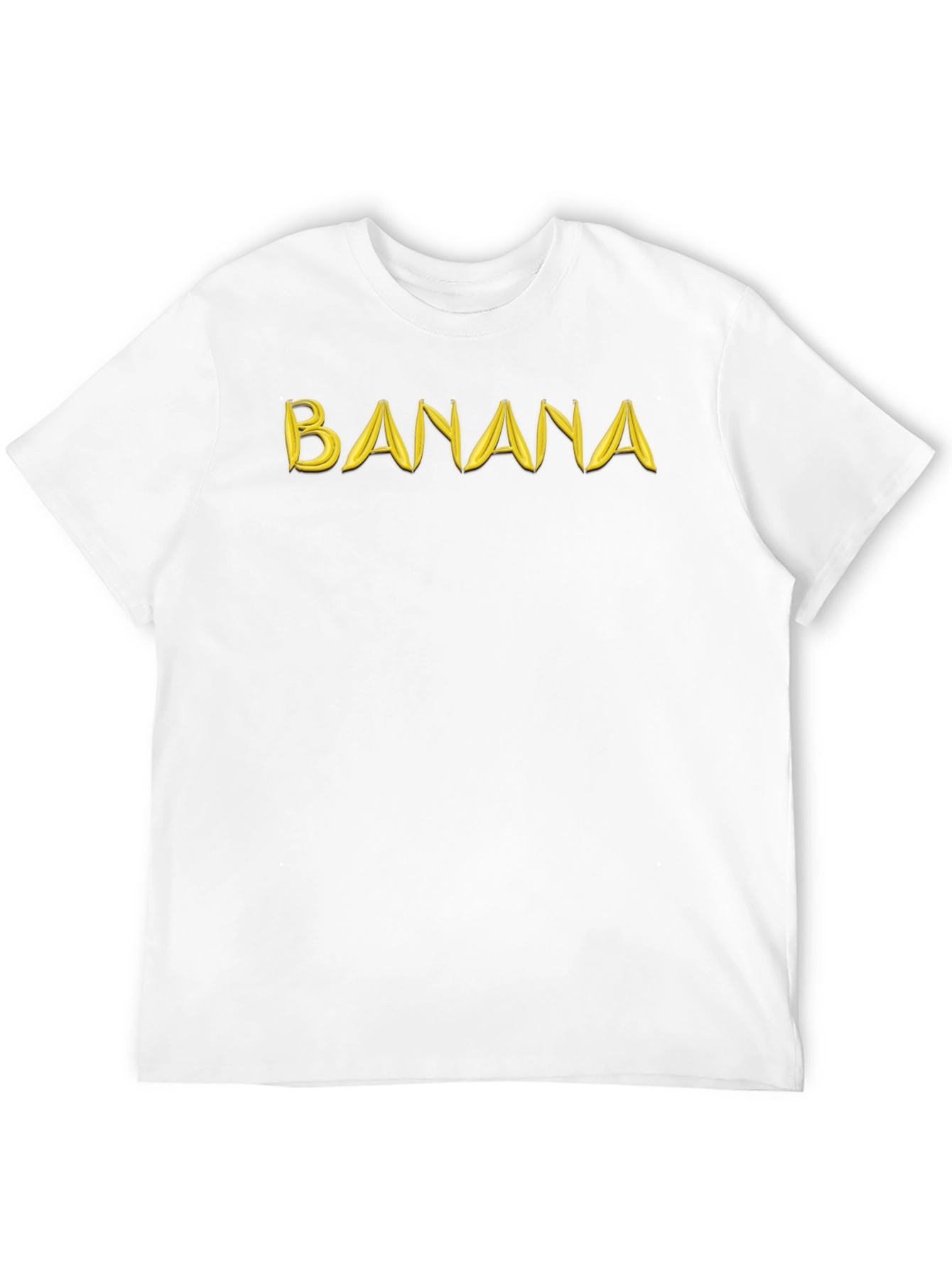 Black Banana Fruit Graphic T-Shirt - Black Cotton Tee view 12