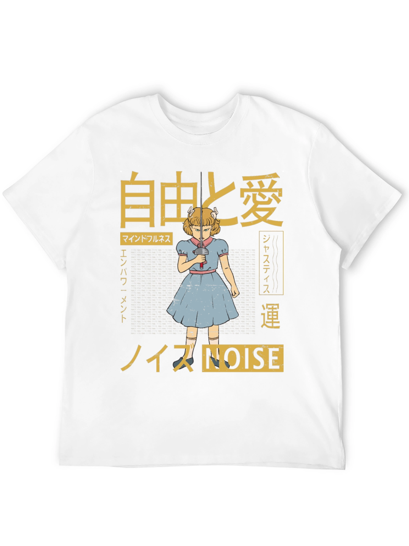 Black Anime Inspired Graphic Tee view 12