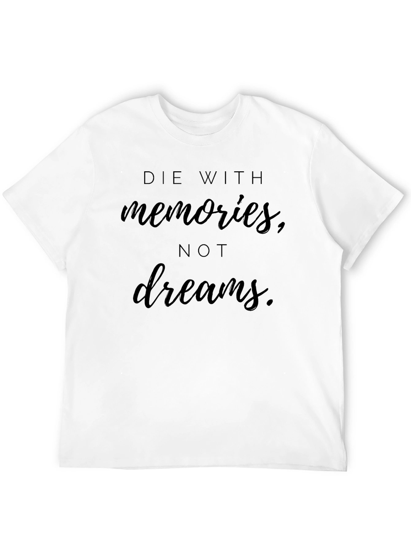 Black Die With Memories Black T-Shirt view 12